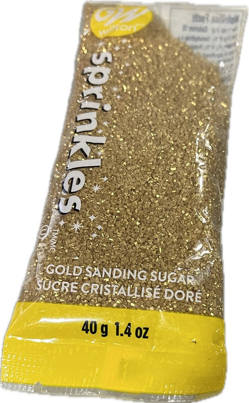SP WILT SPRINKLES GOLD SANDING SUGAR 1.4oz