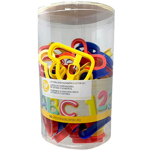 SP PLAS.COOKIE CUTTER SET 50PC-ABC 123