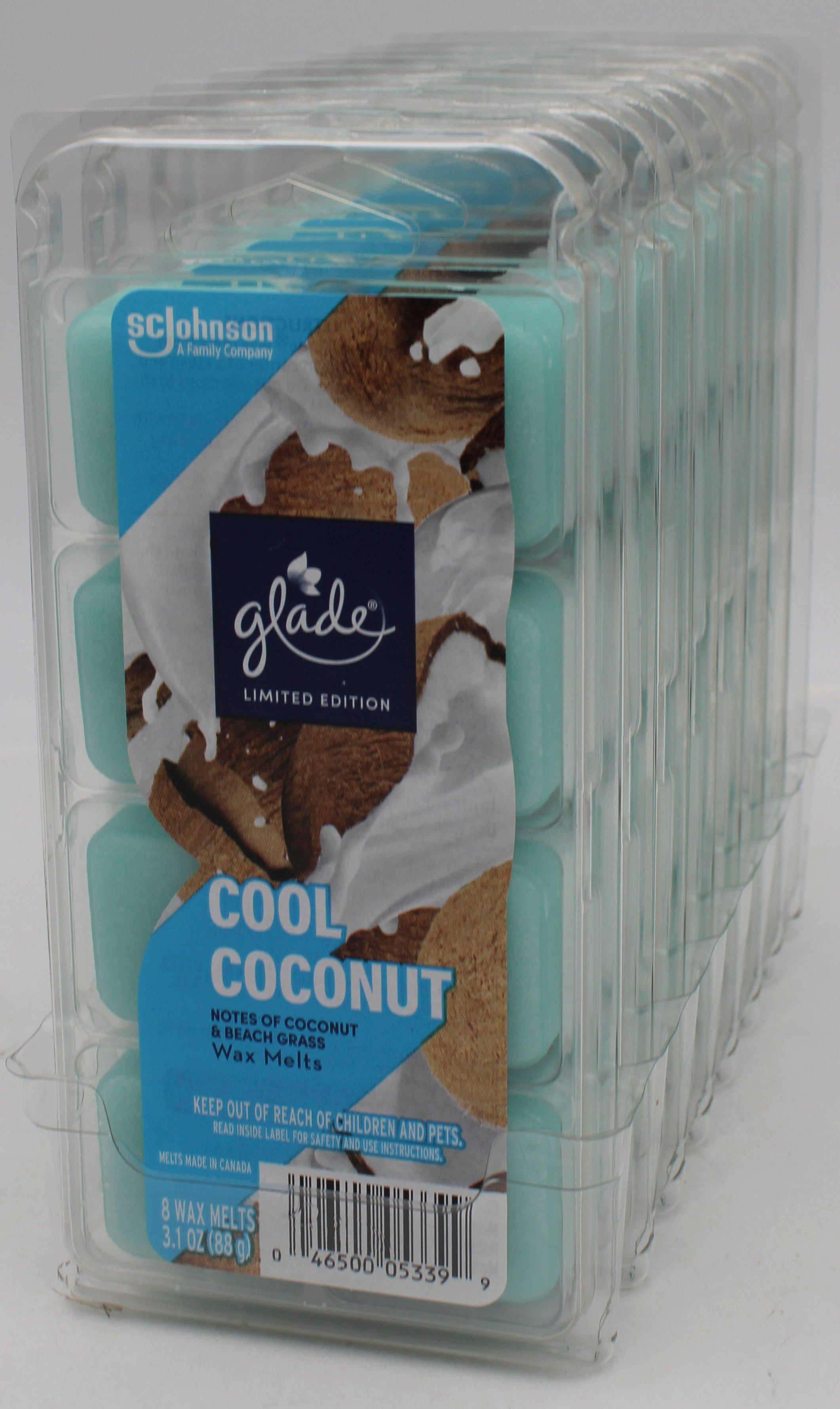 GLADE WAX MELTS COOL COCONUT 3.1oz US