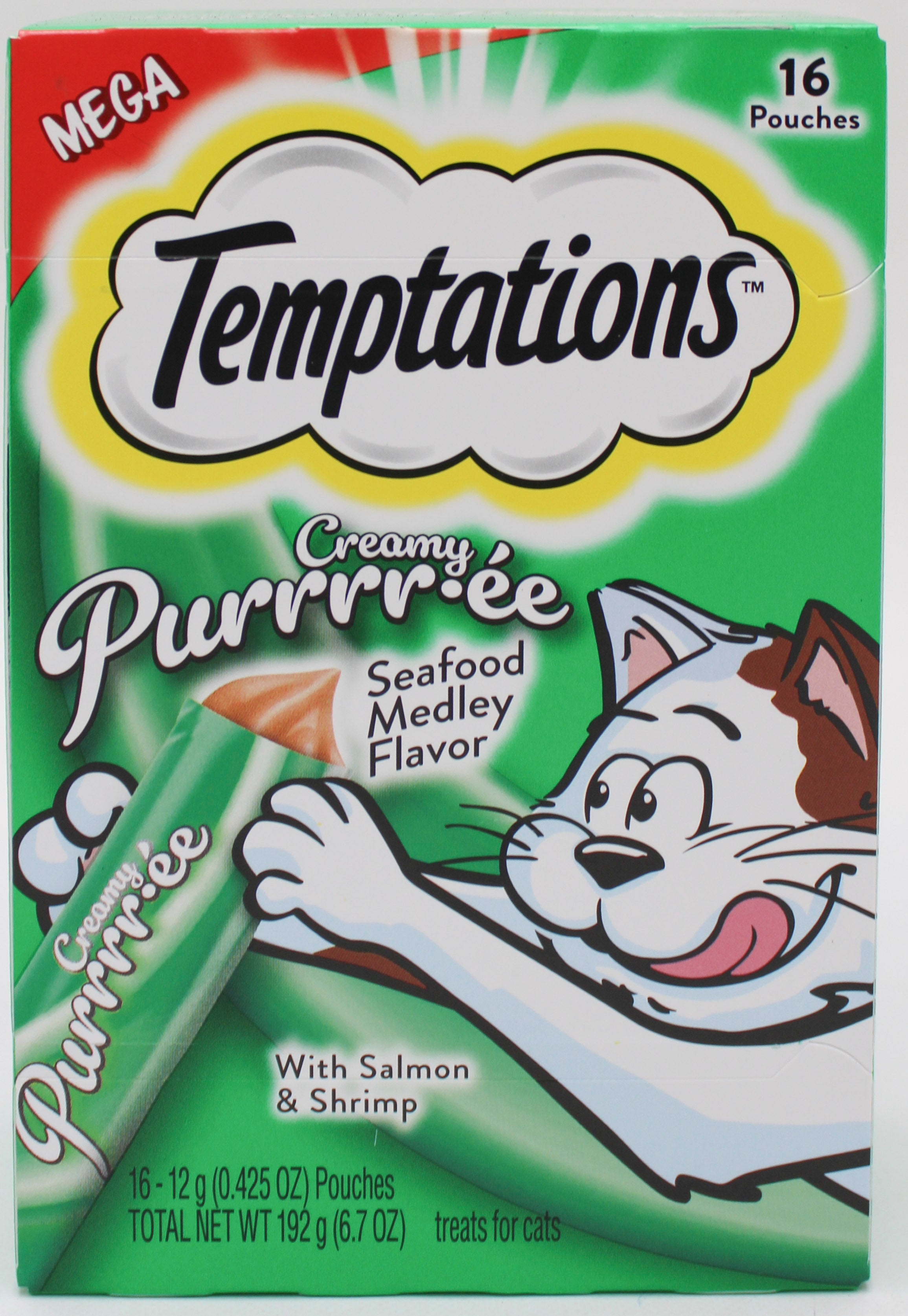 TEMPTATIONS LICKABLE PUREE 16ct VARIETY PACK 6.77oz. BB 4.09.2027