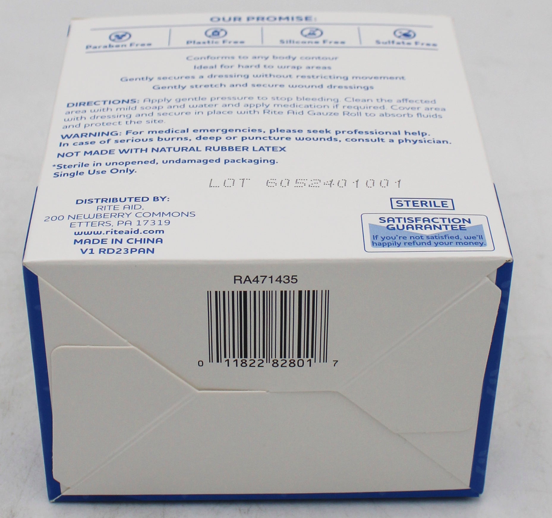 RITE AID 5CT GAUZE ROLL 3"X 4.1 YD