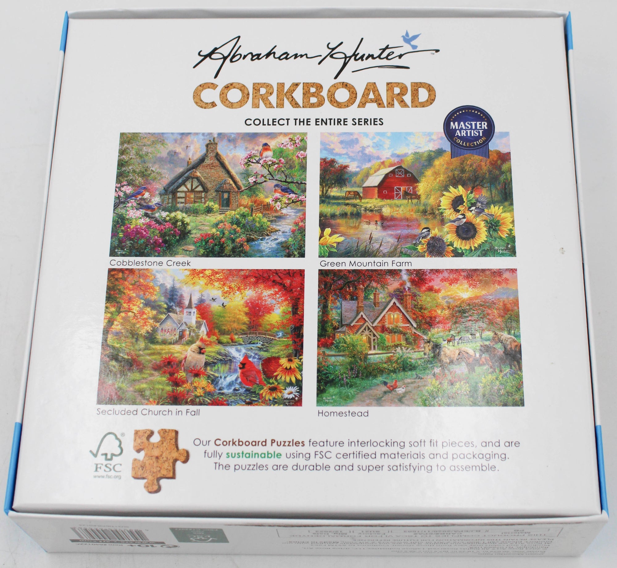 CRA-Z-ART ABRAHAM HUNTER 1000PC. CORK PUZZLE ASST. PP $11.99