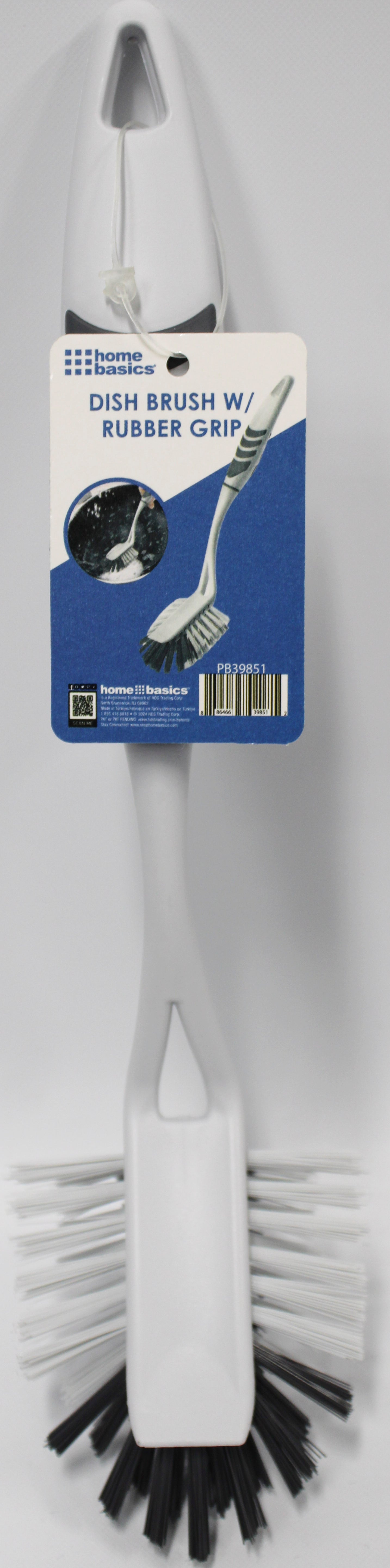 Dish Brush with Rubber Grip, Wholesale Bulk Pack