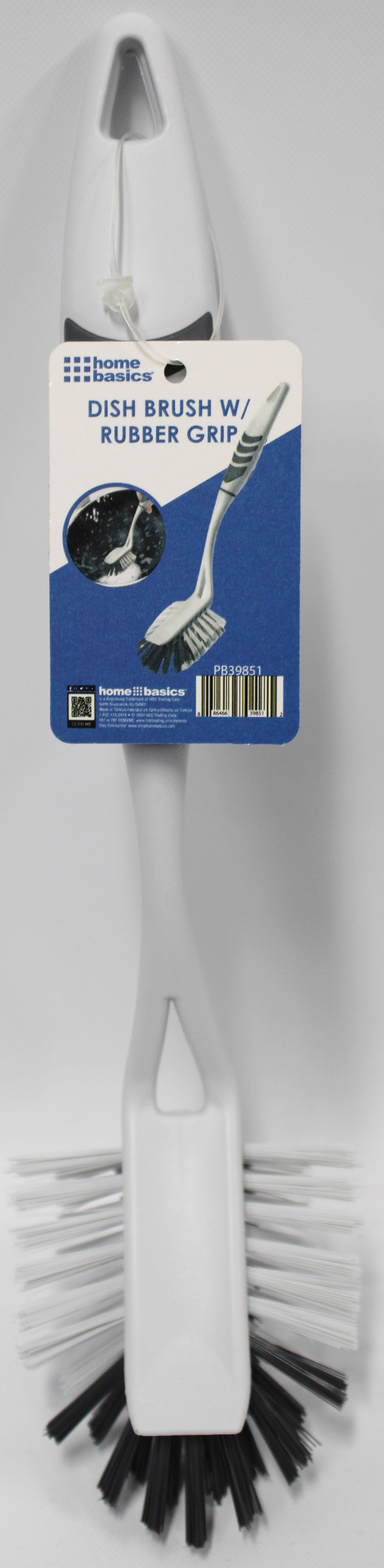 Dish Brush with Rubber Grip, Wholesale Bulk Pack