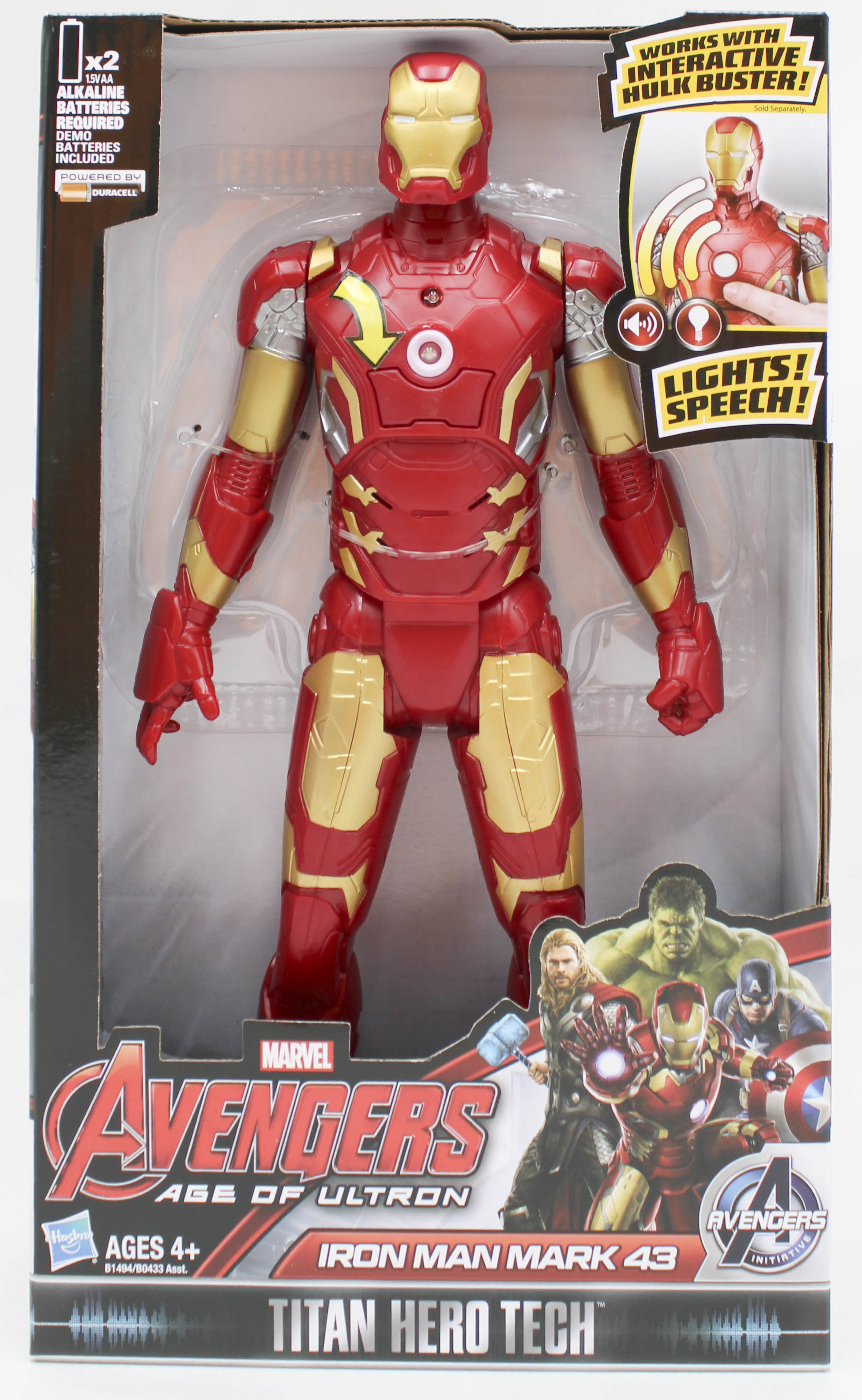 MARVEL: TITAN HERO TECH - 12" IRON MAN MARK 43 W/LIGHT & SOUND