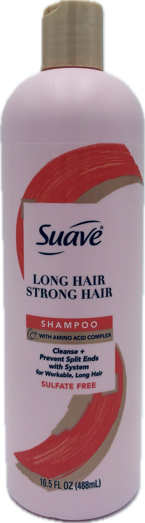 SUAVE LONG HAIR STRONG HAIR SHAMPOO 16.5oz SULFATE FREE CLEANSE