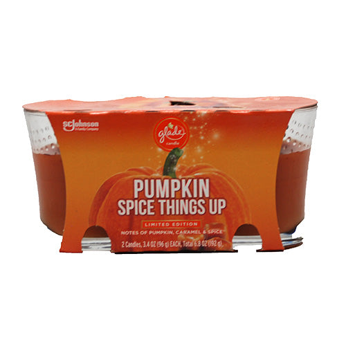 SP GLADE CANDLE 3.04oz/2CT PUMKIN SPICE