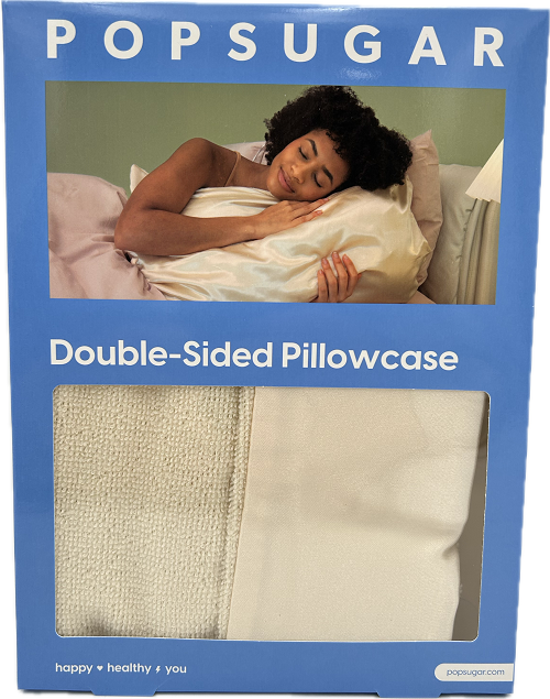 POPSUGAR DOUBLE SIDED PILLOWCASE