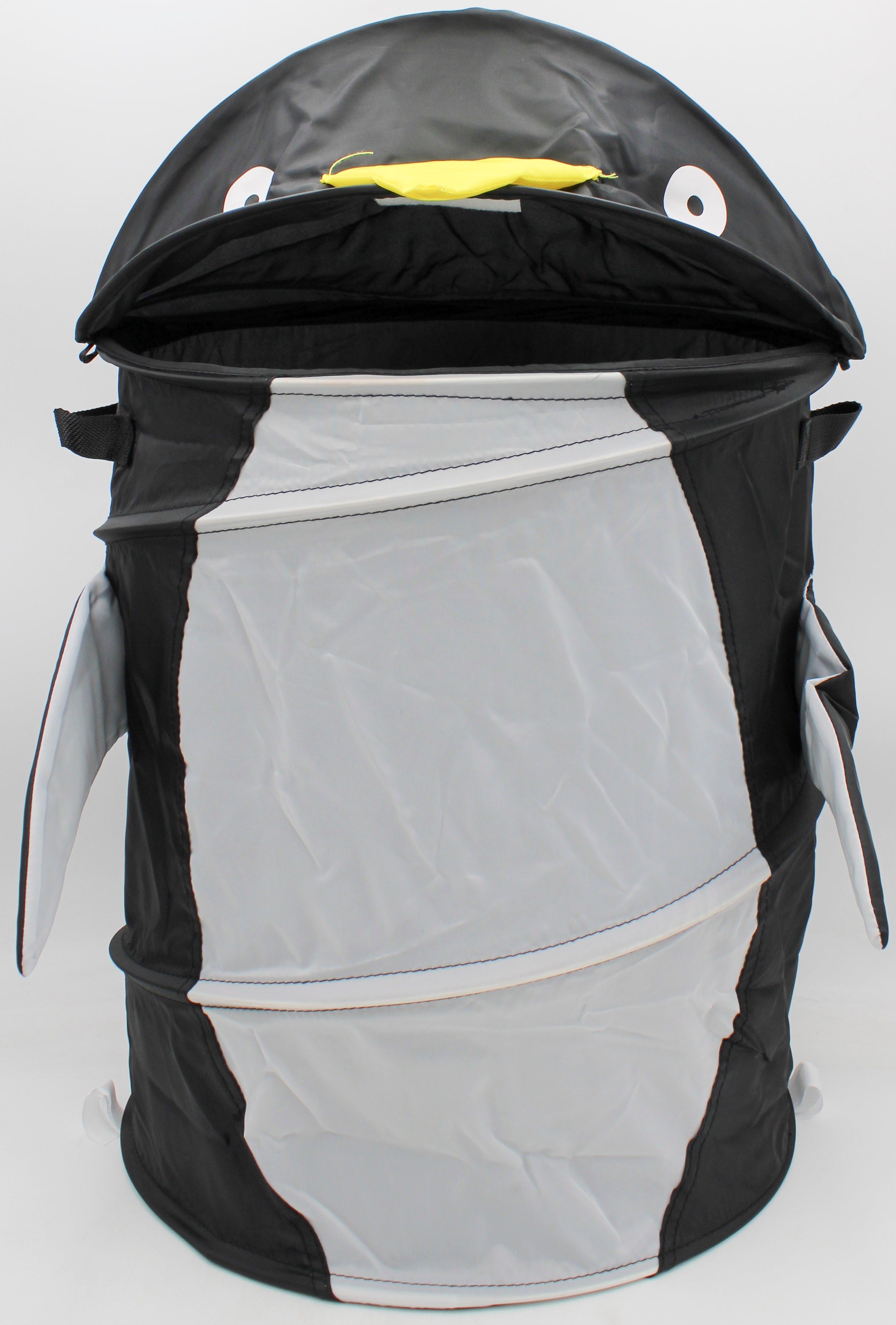 15''x22'' FOLDABLE STANDING HAMPER - PENGUIN