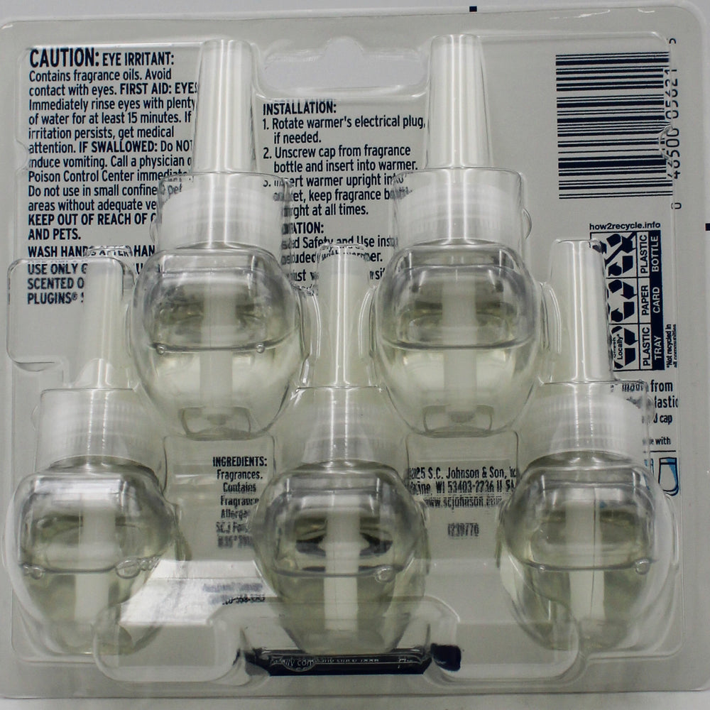 GLADE PLUGINS SCENTED OIL MORNING COTTON BLOSSOM 5ct 0.67floz US