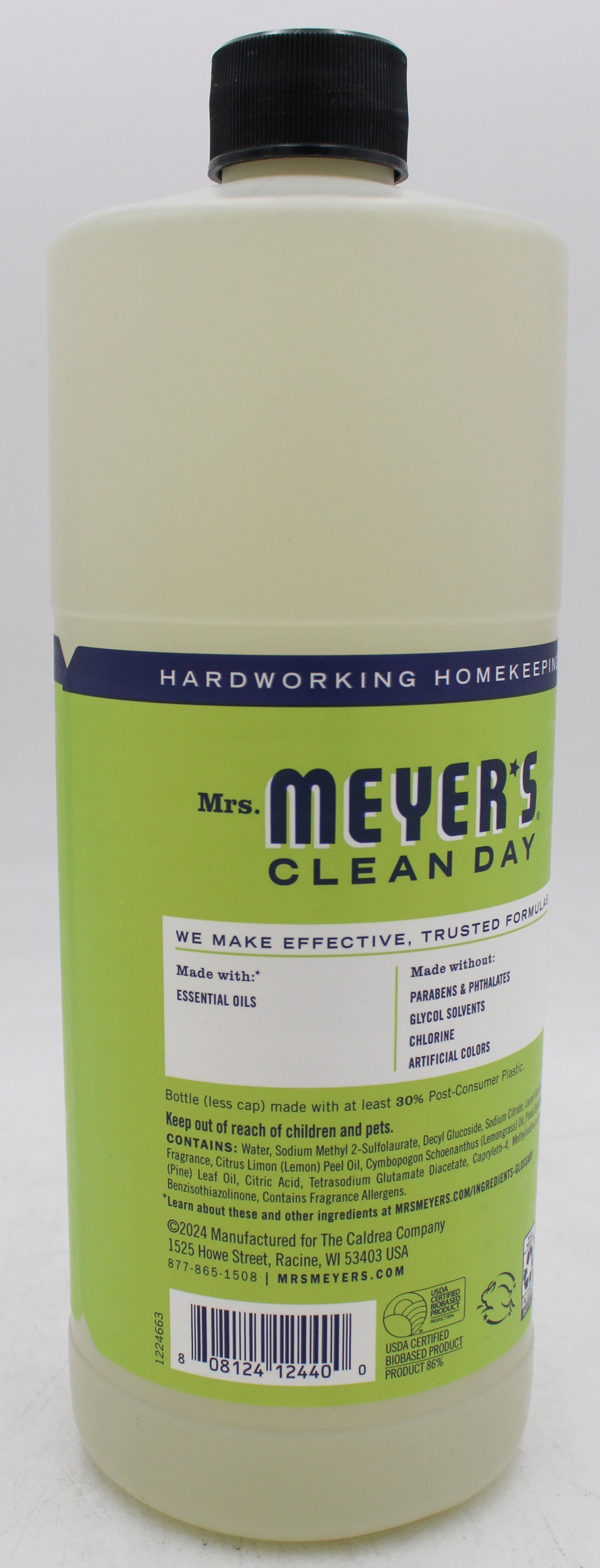 SP MRS MEYERS MULTI CLEANER 32oz LEMON VERBENA