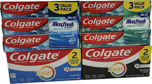 MIXED MAX TOTAL TOOTHPASTE DISPLAY  EXP 3/2025  NI
