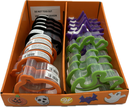 HALLOWEEN COUNTER DISPLAY UNIT GRIPPY 24 CT NI