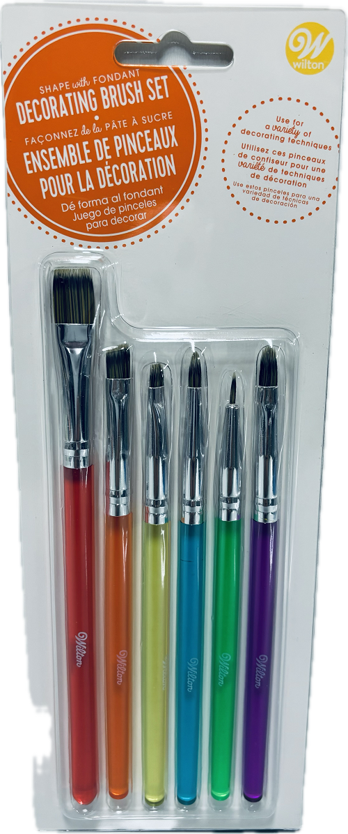 DECORATING BRUSH SET 6 CT