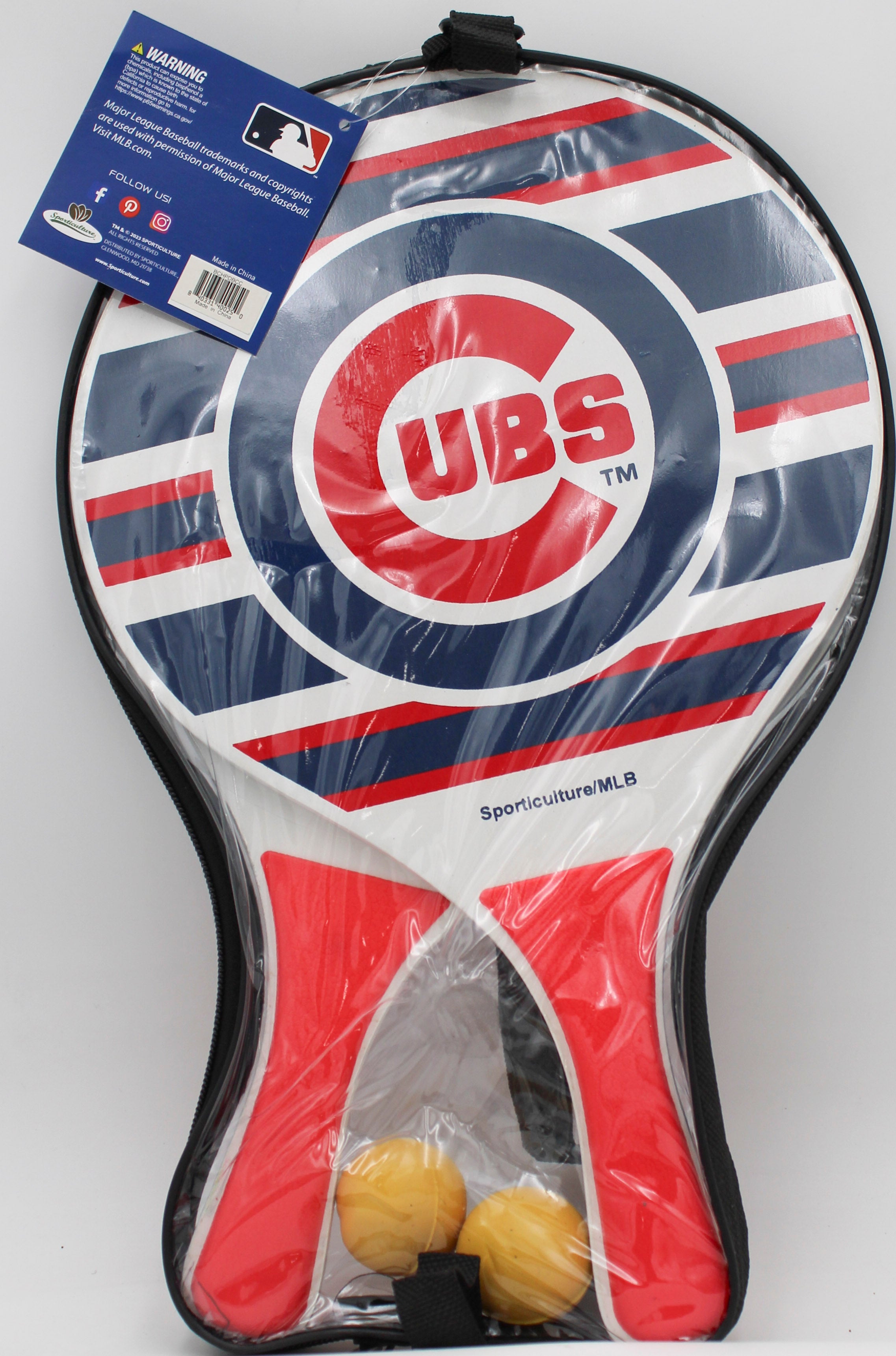 CHICAGO CUBS BEACH PADDLEBALL2 PACK