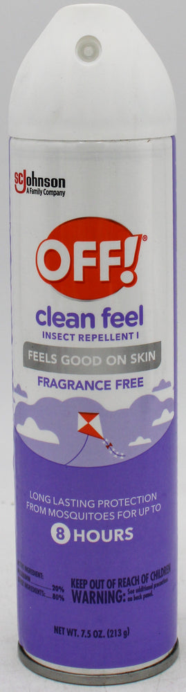 SP OFF CLEAN FEEL INSECT REPELLENT 7.5oz
