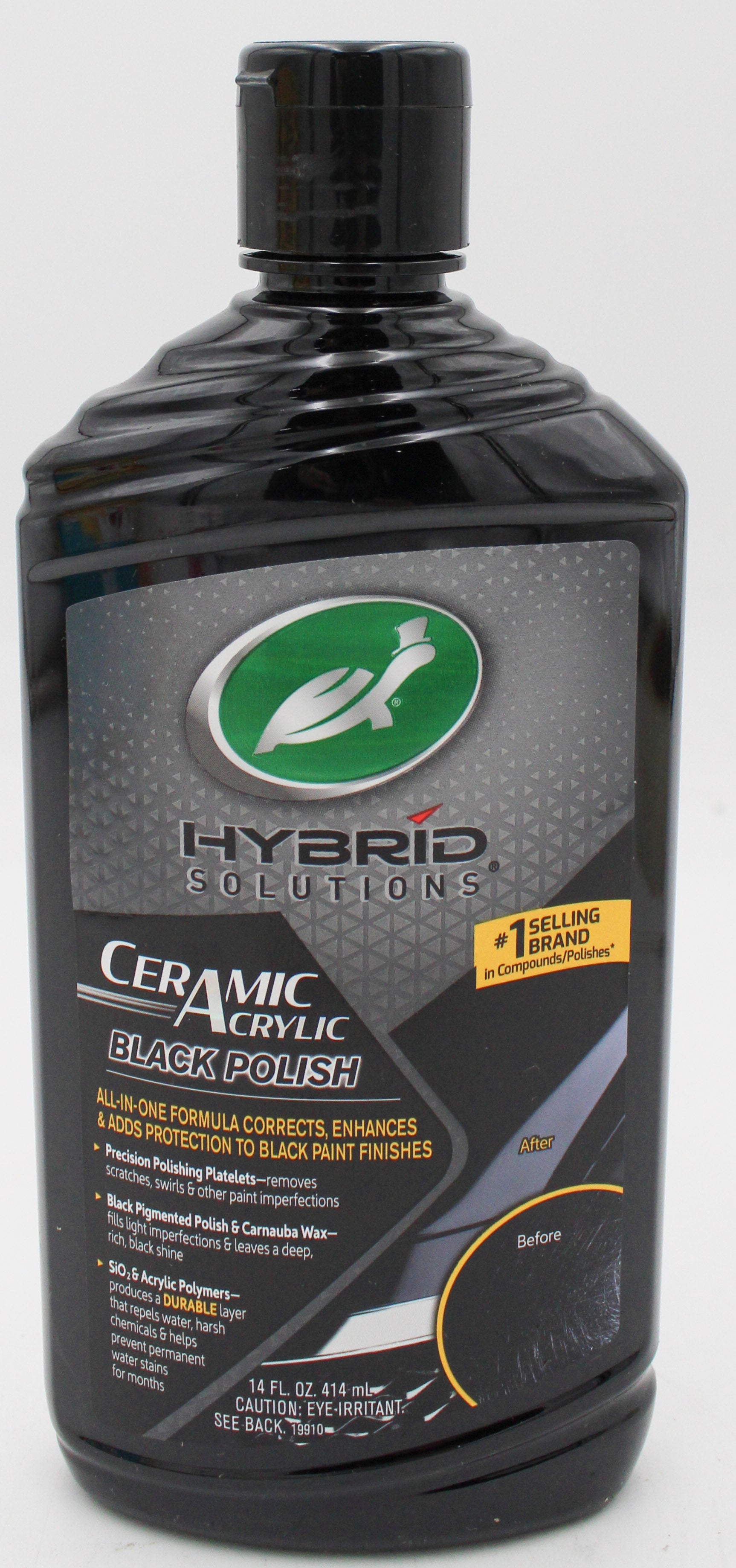 SP TURTLE WAX HYBRID SOLUTIONS CERAMIC ACRYLIC BLACK POLISH 14oz
