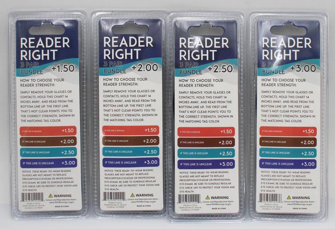 3PK READERS - ASST STRENGTHS ON 24PC CLIPSTRIP