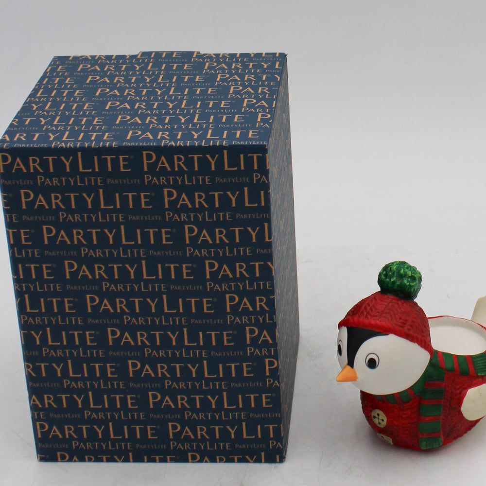 PARTYLITE SNOWBIRD TEALIGHT HOLDER 4"W x 4"H