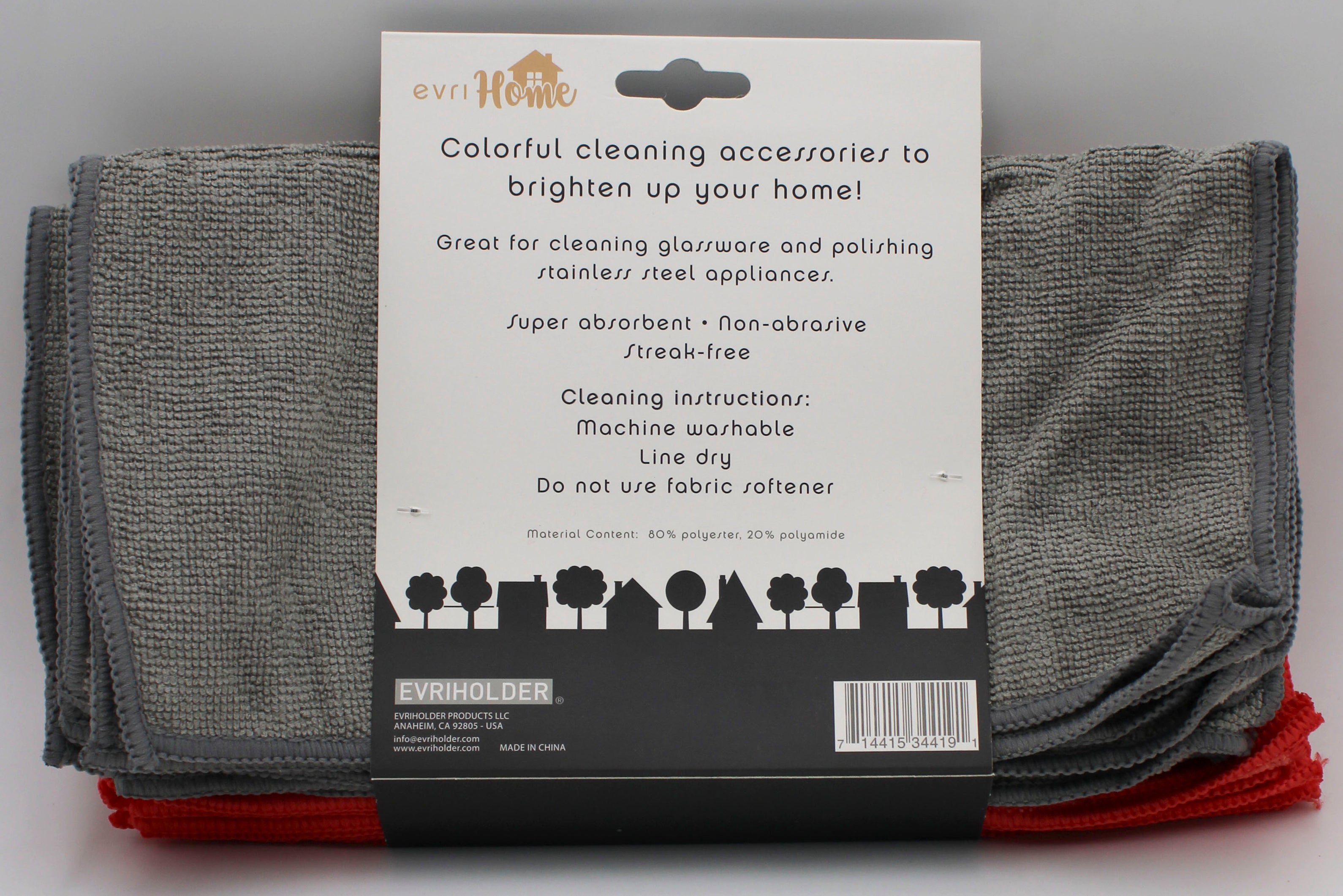 10PK MICRO CLEANING CLOTHS - CORAL NI