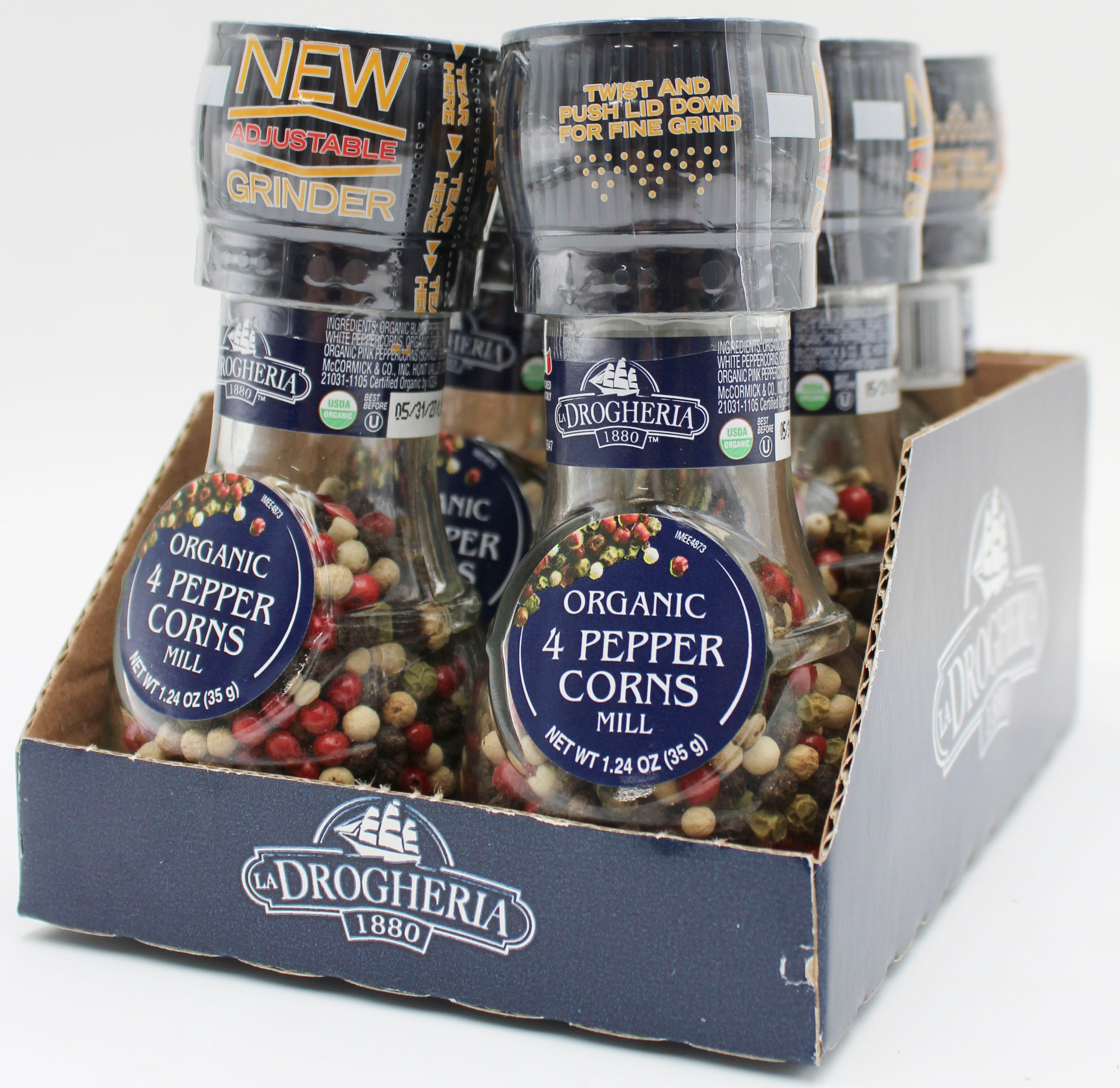 D&A  4 SEASONS PEPPER GRINDER  1.24 OZ  BB 5/31/27