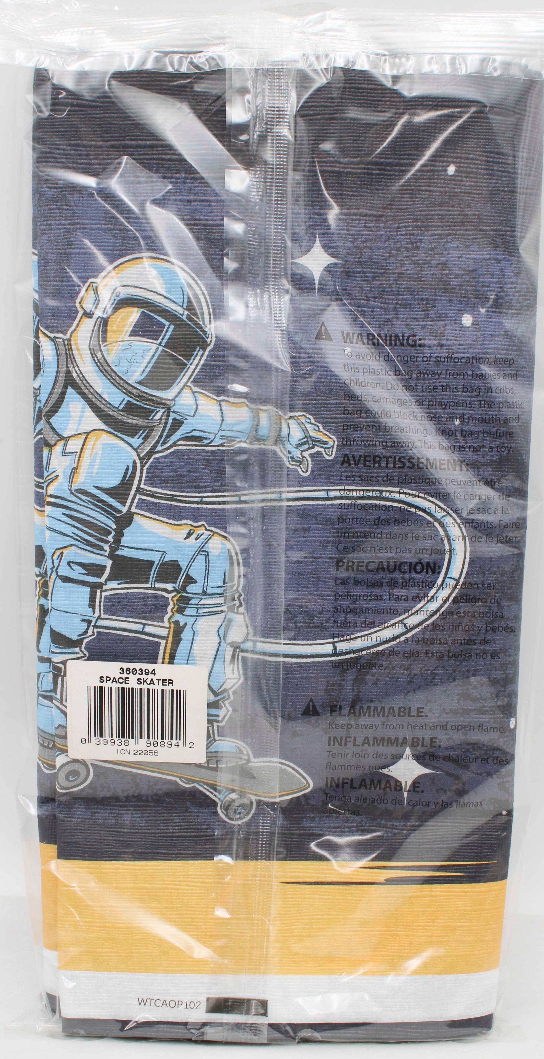 TABLE COVER 1CT 54" X 102" SPACE SKATER