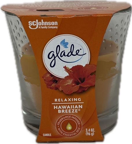 SP GLADE RELAXING HAWAIIAN BREEZE CANDLE 3.4oz
