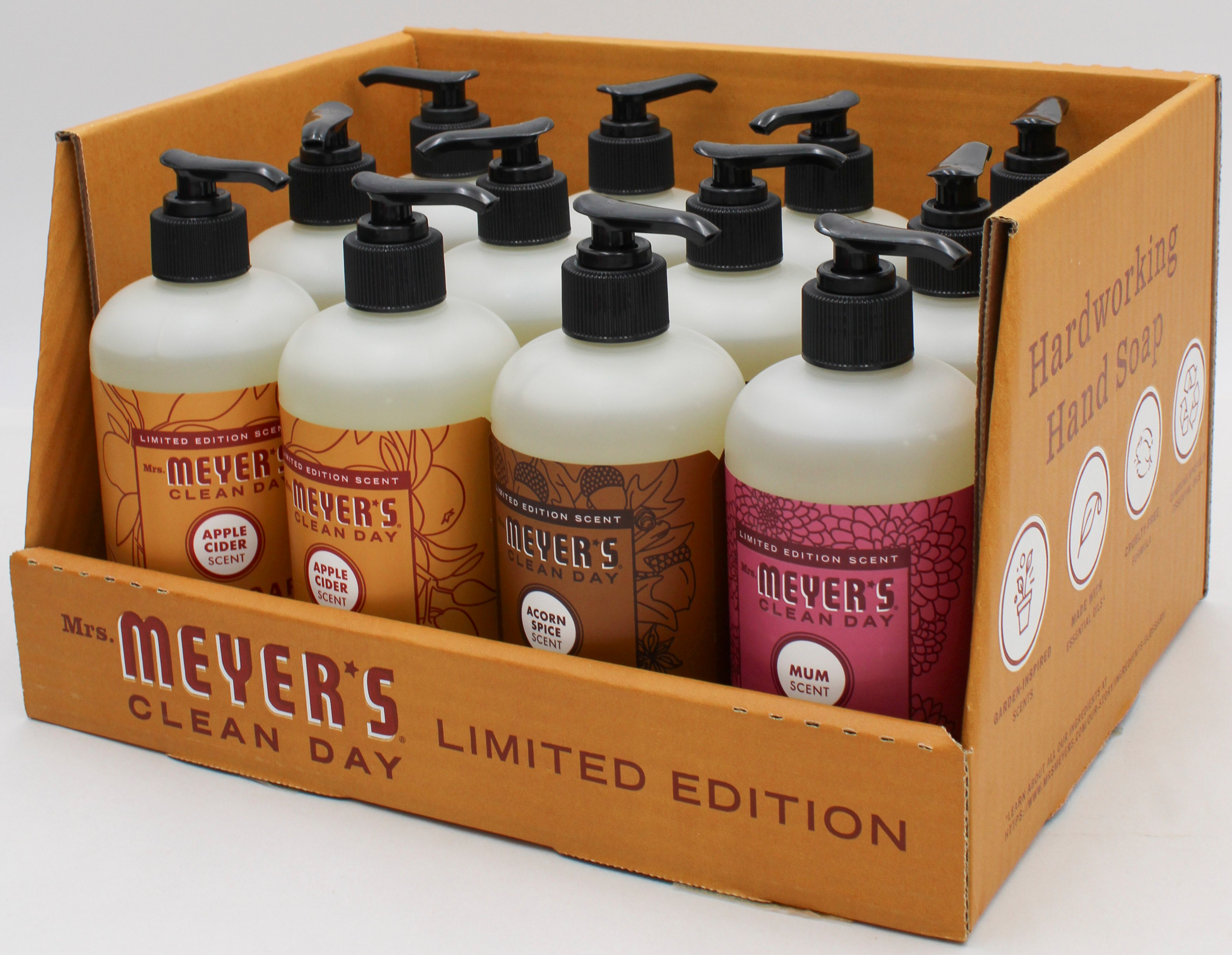 MRS MEYERS ASSORTED HAND SOAP DISPLAY