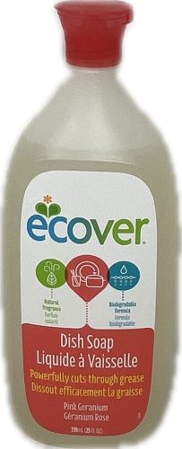 SP ECOVER DISH SOAP LIQUID PINK GERANIUM  25oz