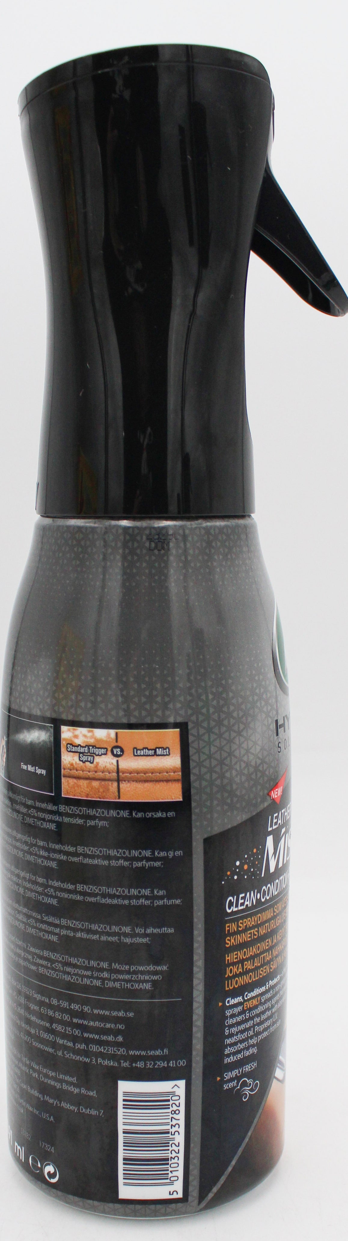 SP TURTLE WAX HYBRID SOLUTIONS LEATHER MIST CLEAN CONDITION PROTECT 591 ml