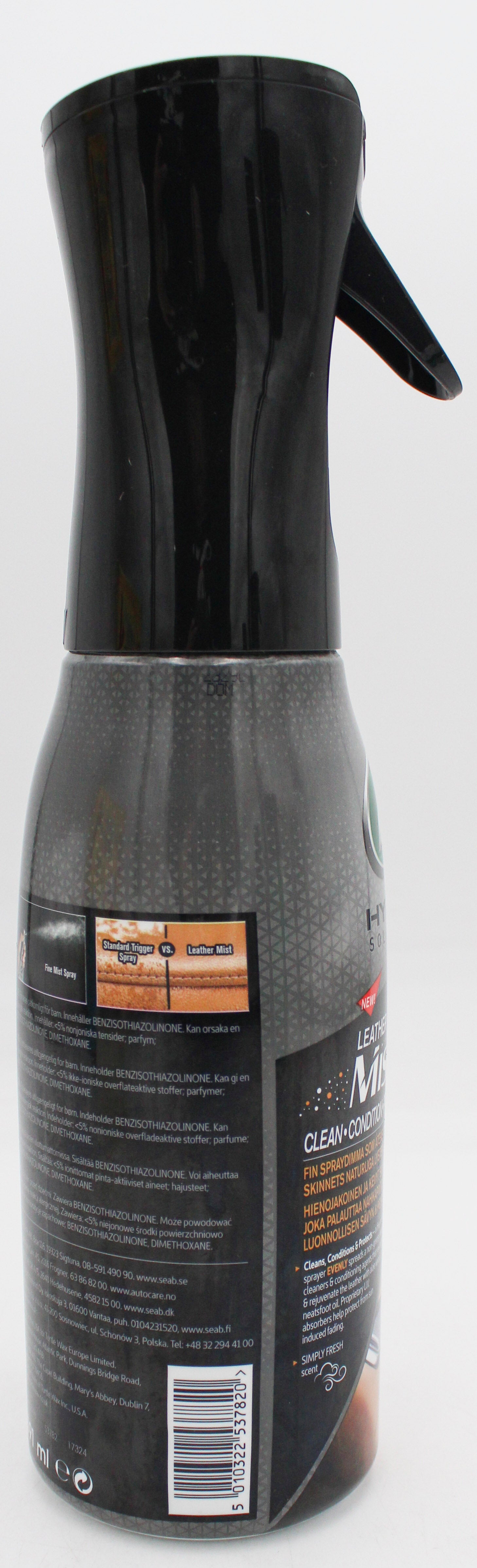 SP TURTLE WAX HYBRID SOLUTIONS LEATHER MIST CLEAN CONDITION PROTECT 591 ml