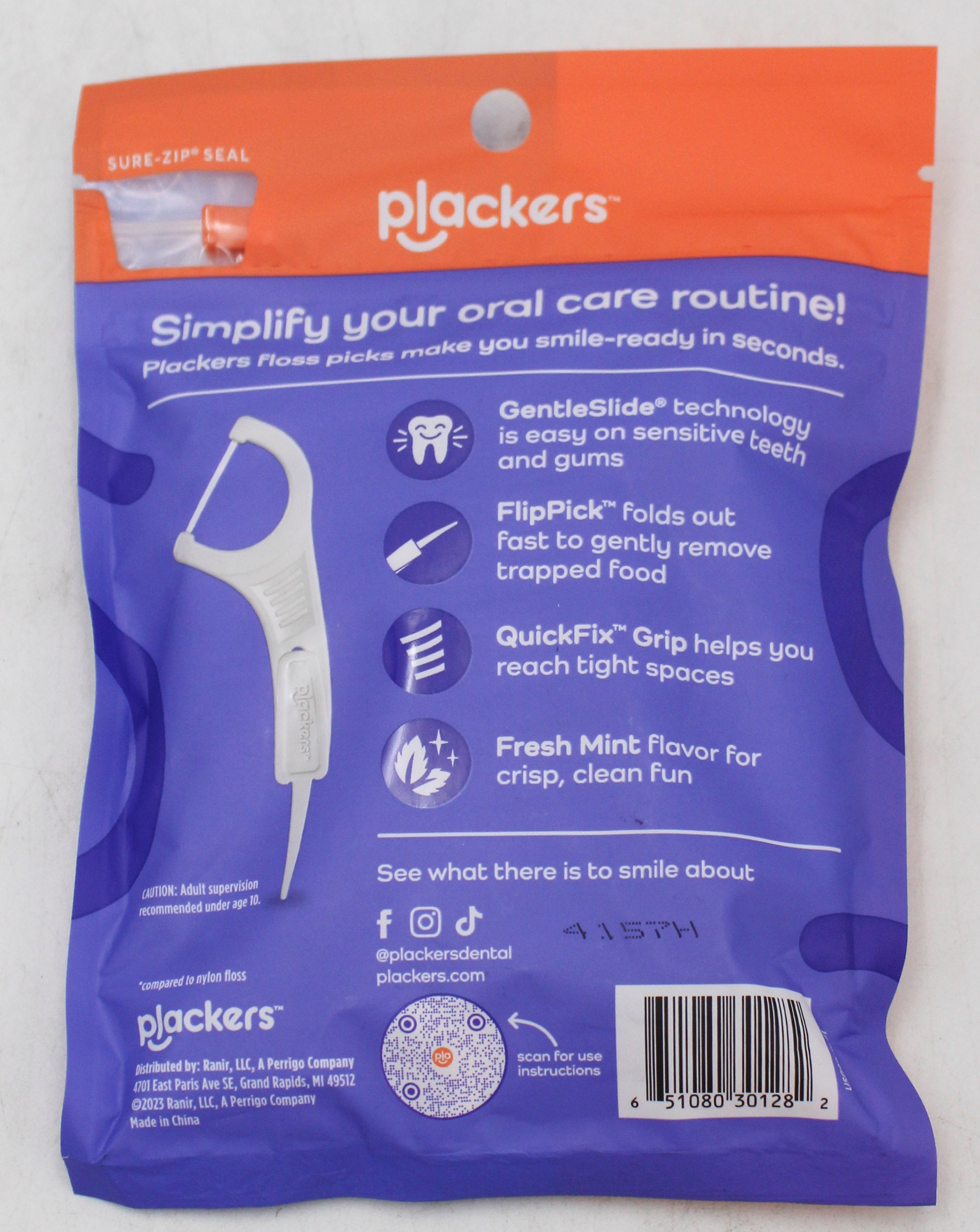 PLACKER'S GENTLE LINE FLOSS PICKS 75CT NI