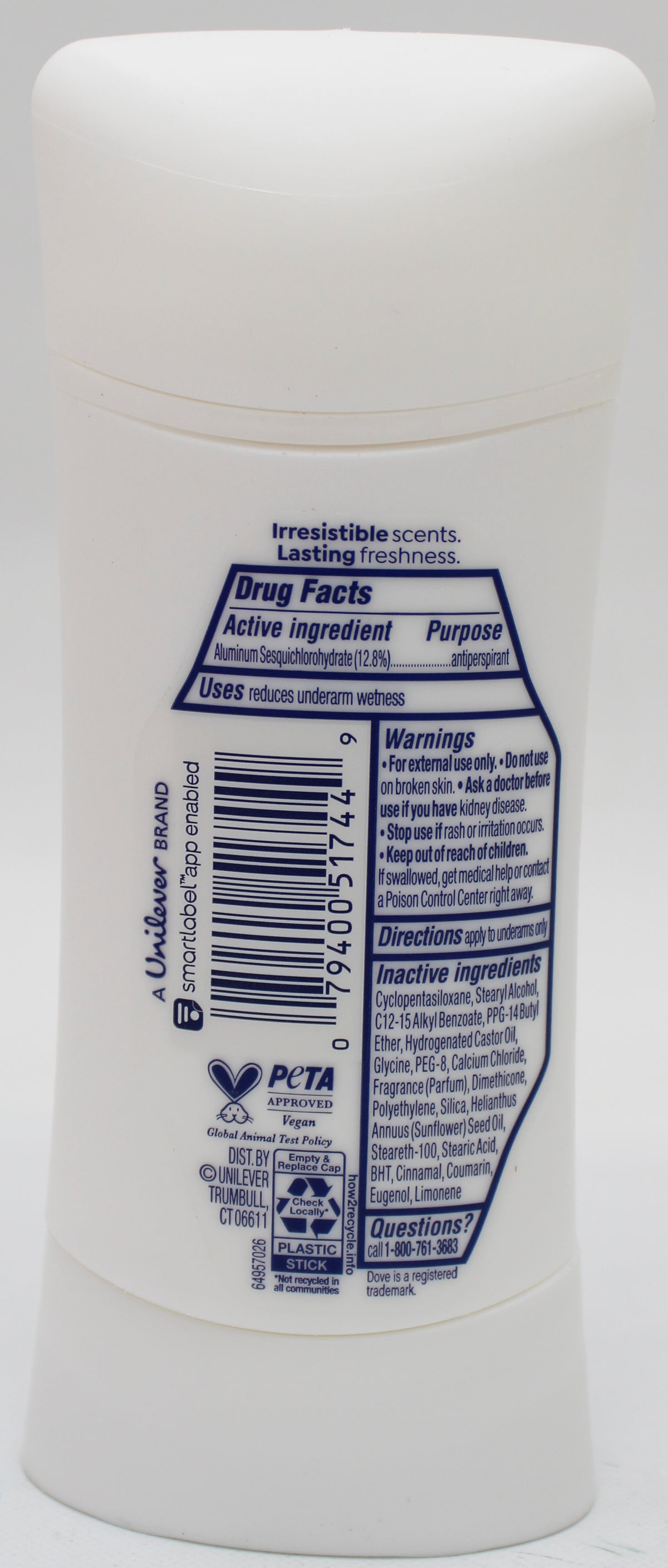 DOVE DEODORANT CINNAMON PUMPKIN PIE 2.6oz