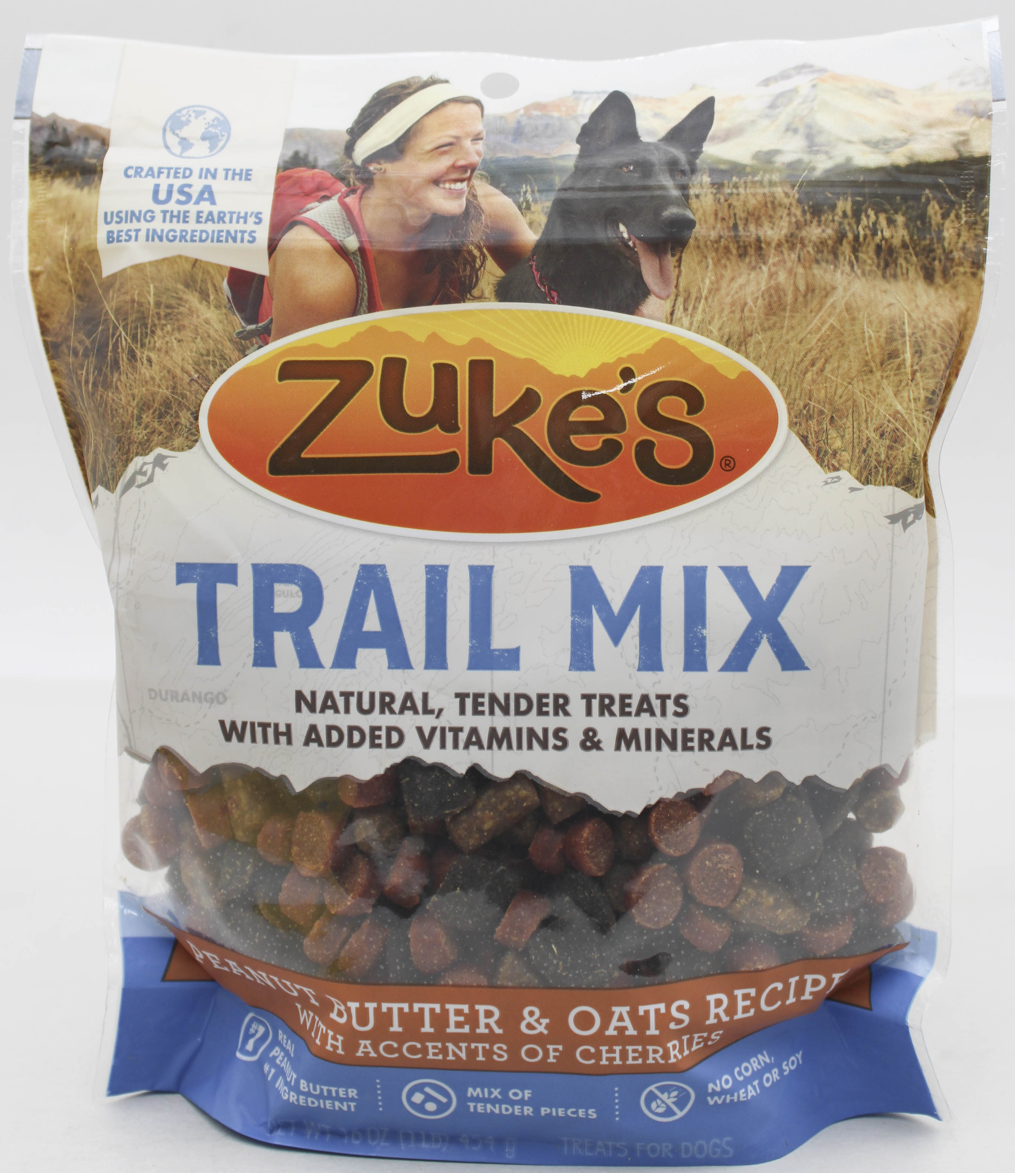 PURINA ZUKE'S TRAILMIX PEANUT BUTTER AND OATS 16oz  BB 01.31.27 NI