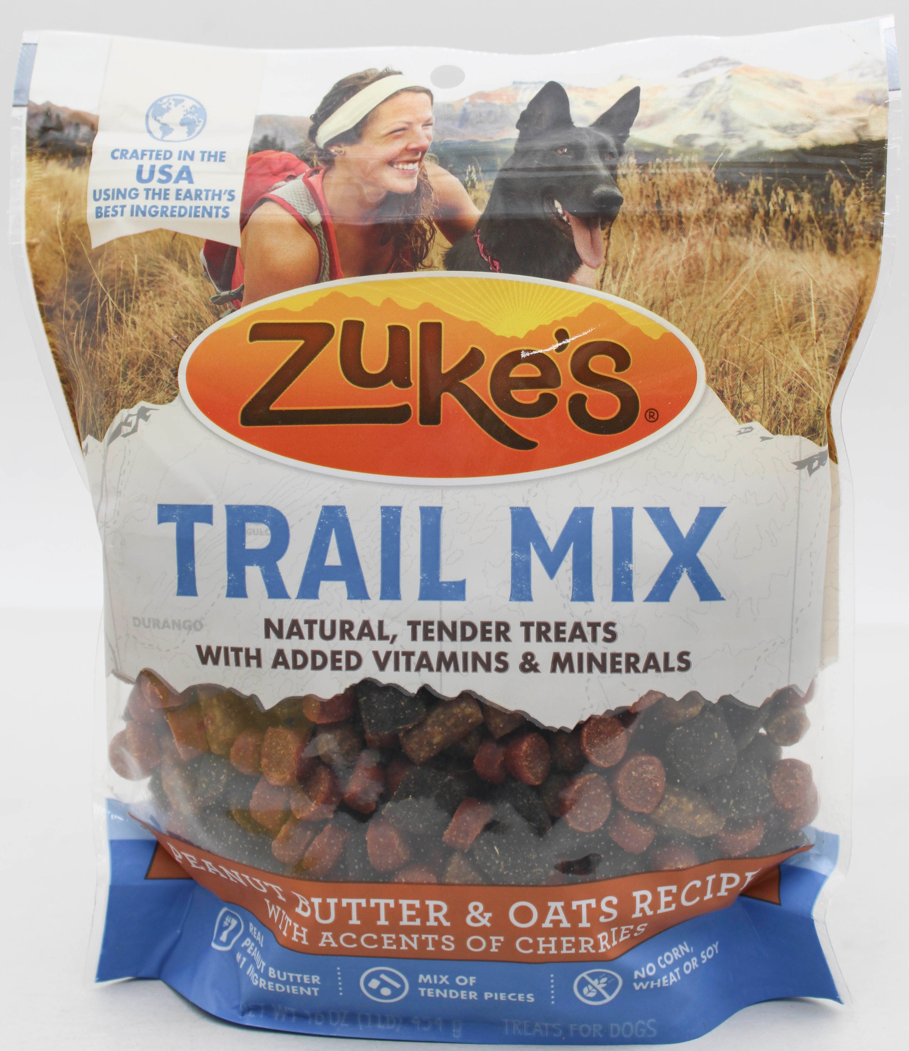 PURINA ZUKE'S TRAILMIX PEANUT BUTTER AND OATS 16oz  BB 01.31.27 NI