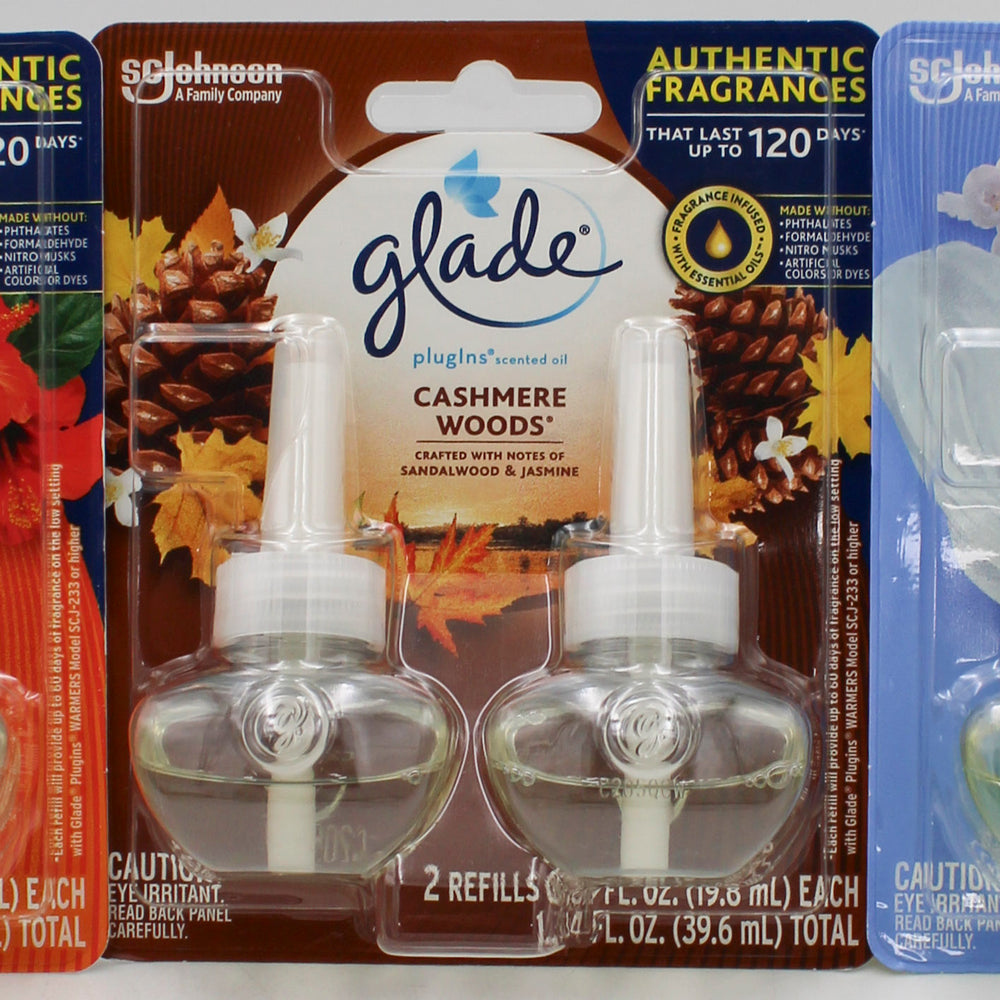 GLADE PLUGINS SCENTED OIL 2ct ASSORTED PDQ