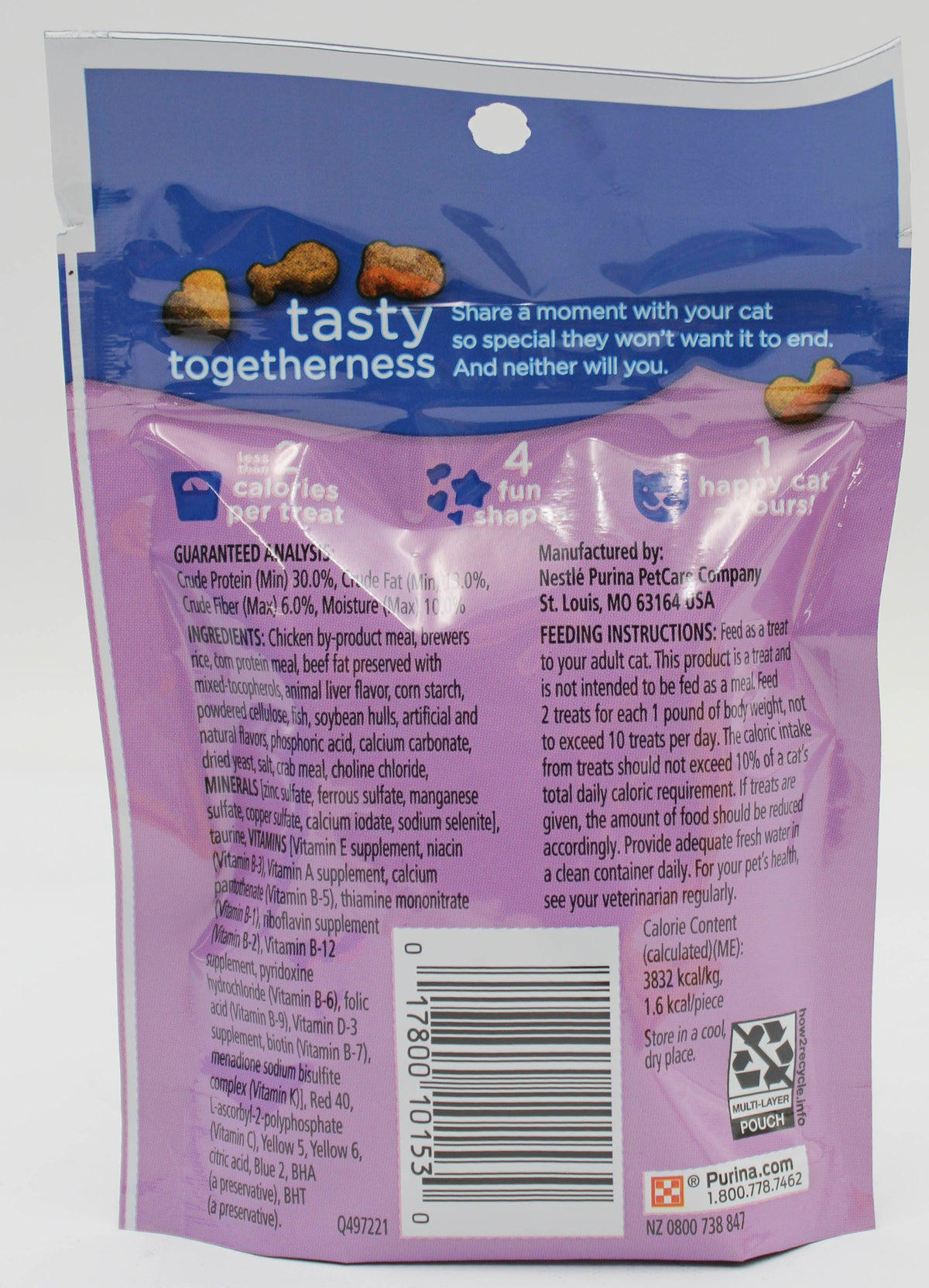 PURINA WHISKER LICKIN CHICKEN & SEAFOOD CAT TREATS 1.7oz. BB 6/30/27NI