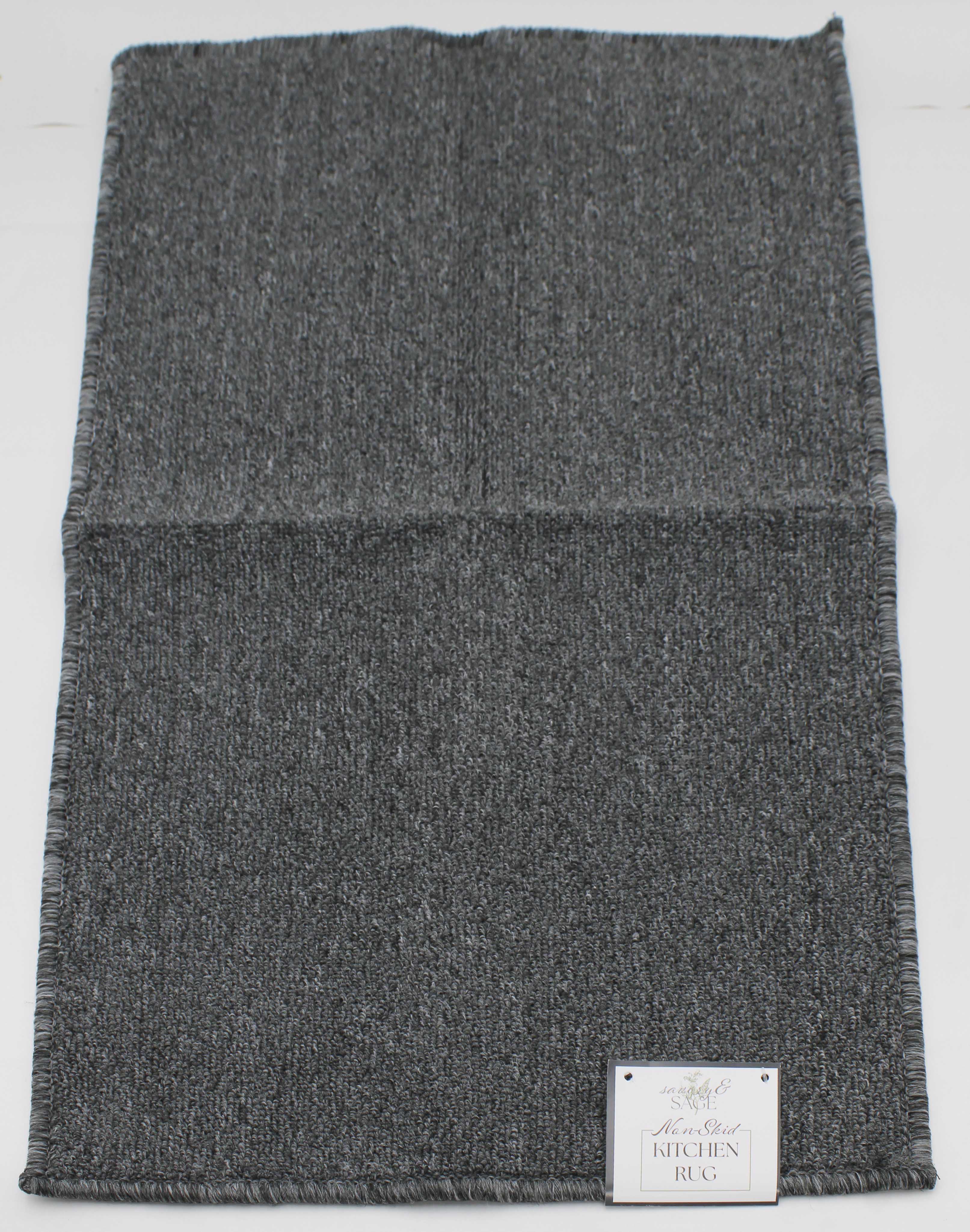 KITCHEN RUG  GRAPHITE 18X30