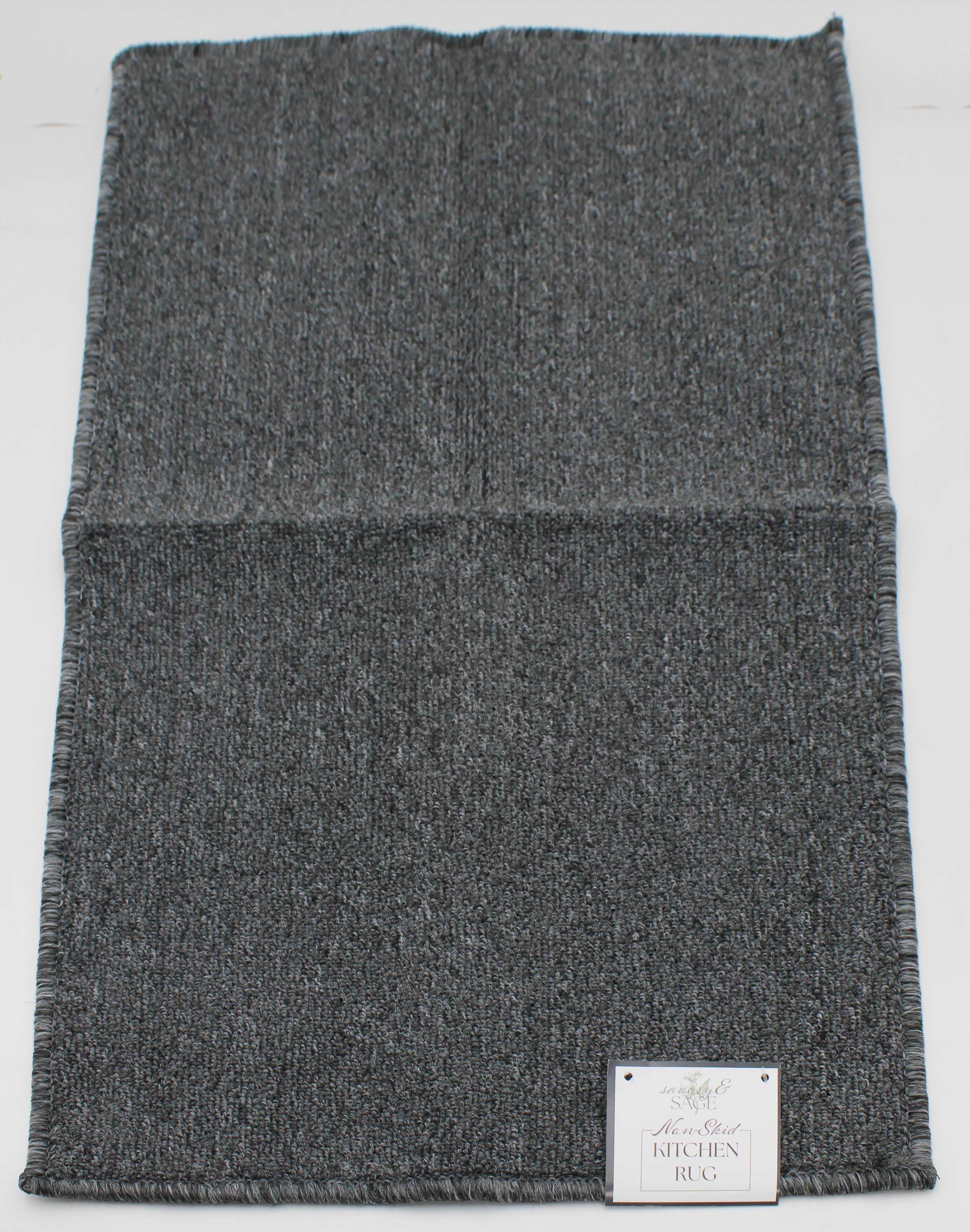 KITCHEN RUG  GRAPHITE 18X30