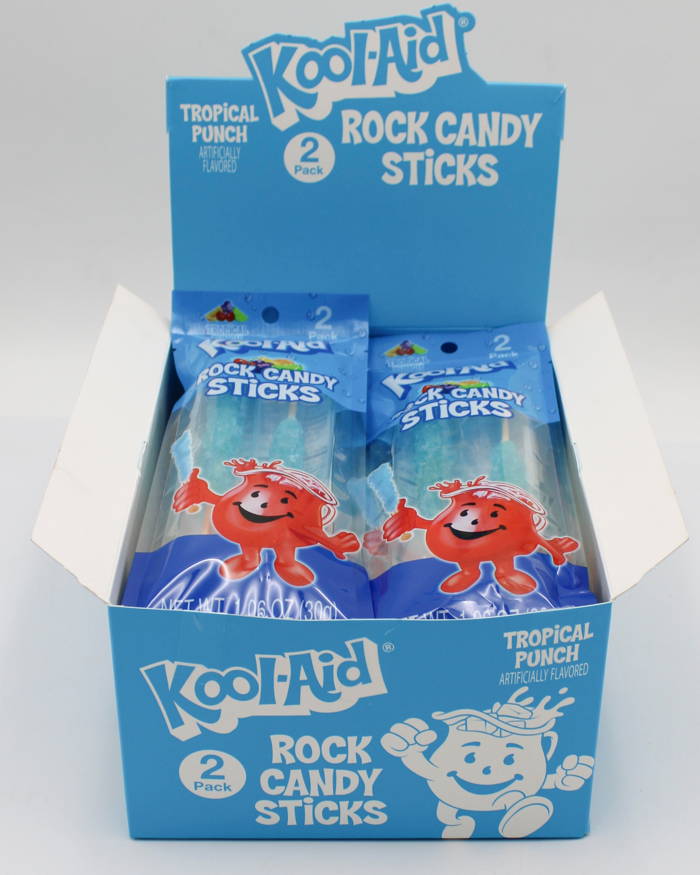 KOOL-AID 2ct Rock Candy Sticks 1.06oz (Pack of 2)