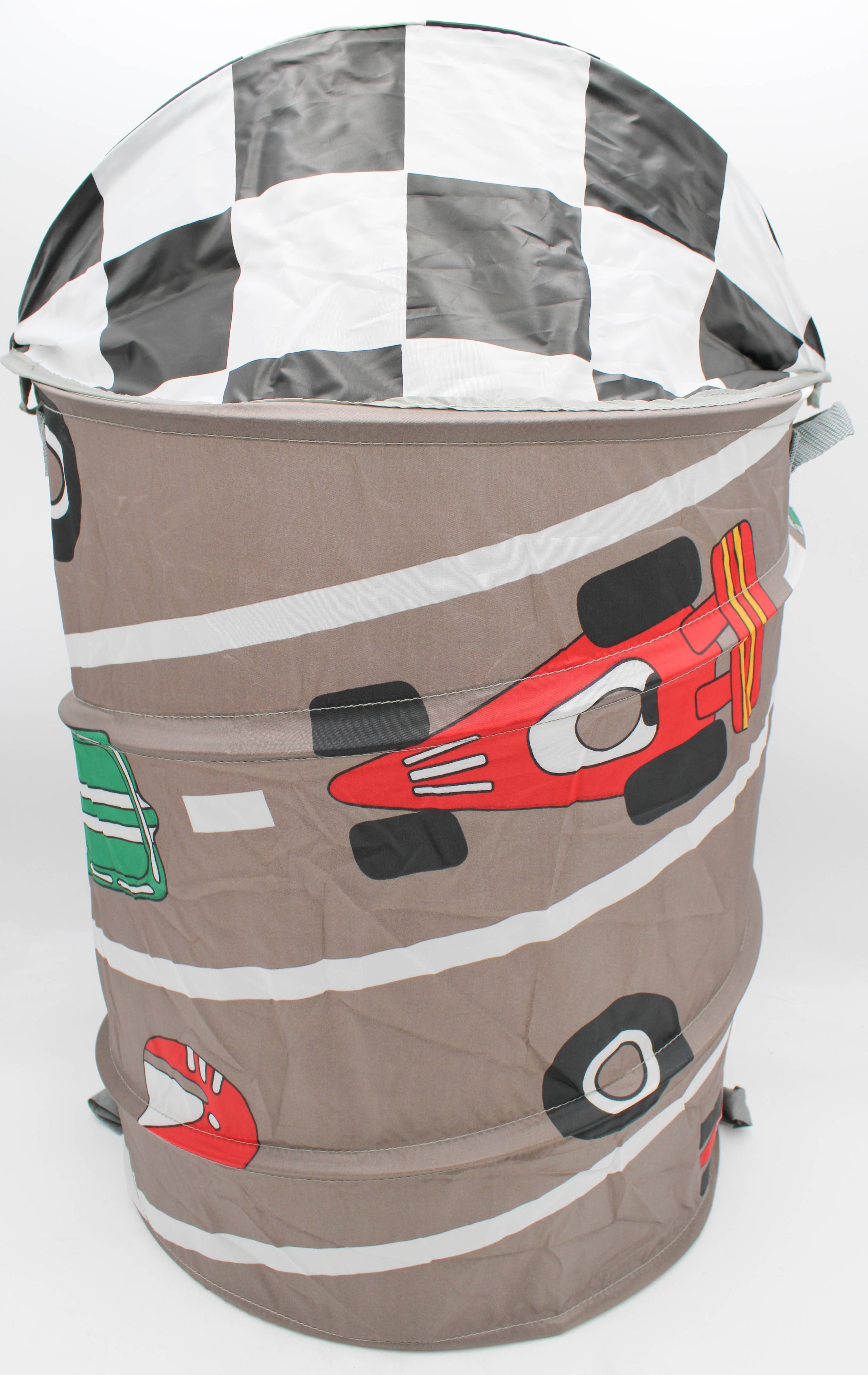 18''x32'' FOLDABLE STANDING HAMPER - RACE CAR