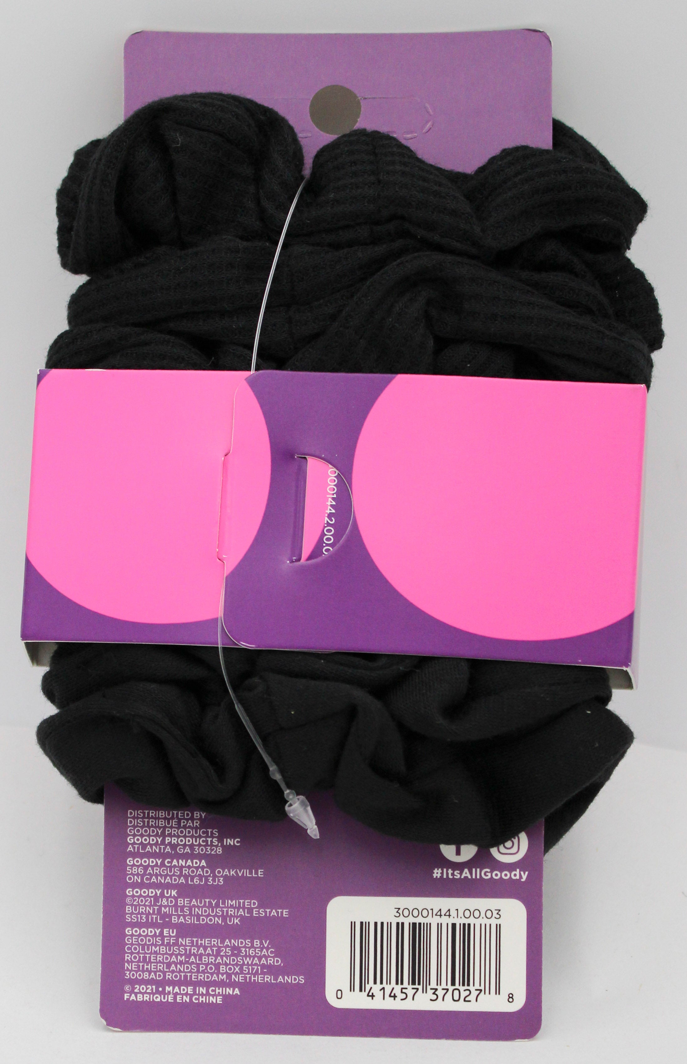 GOODY SCRUNCHIES BLACK 8ct NI