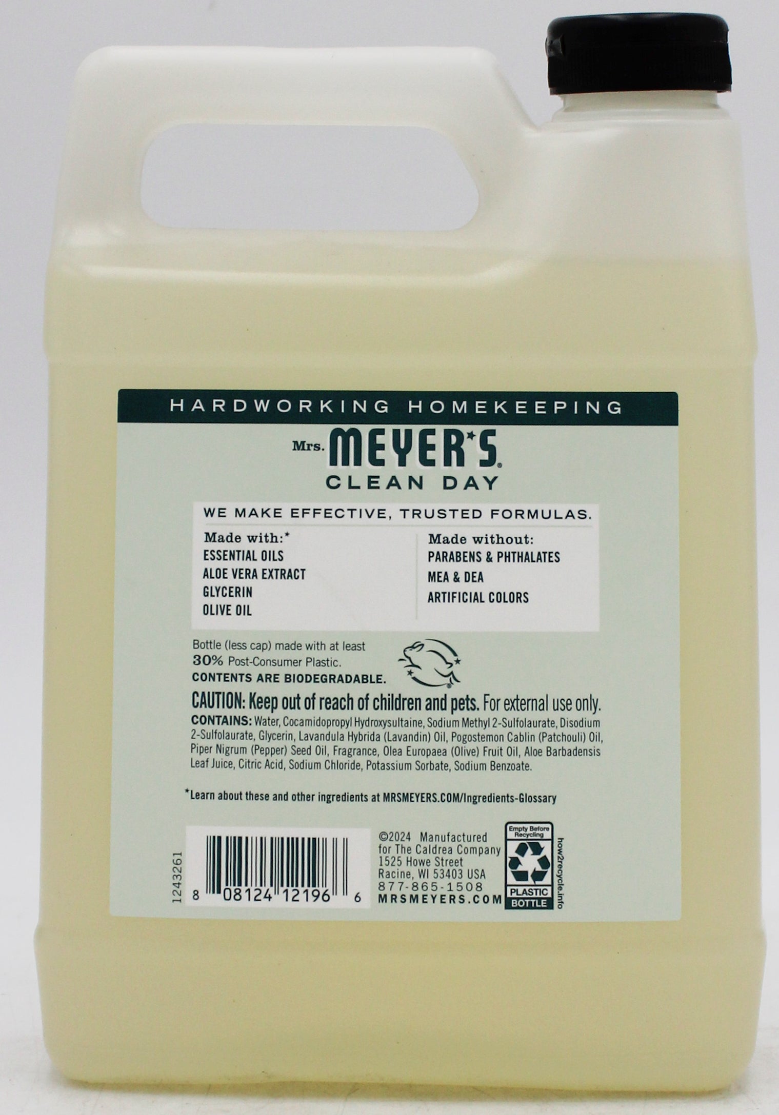 SP MEYERS HAND SOAP REFILL 33oz BIRCHWOOD SCENT