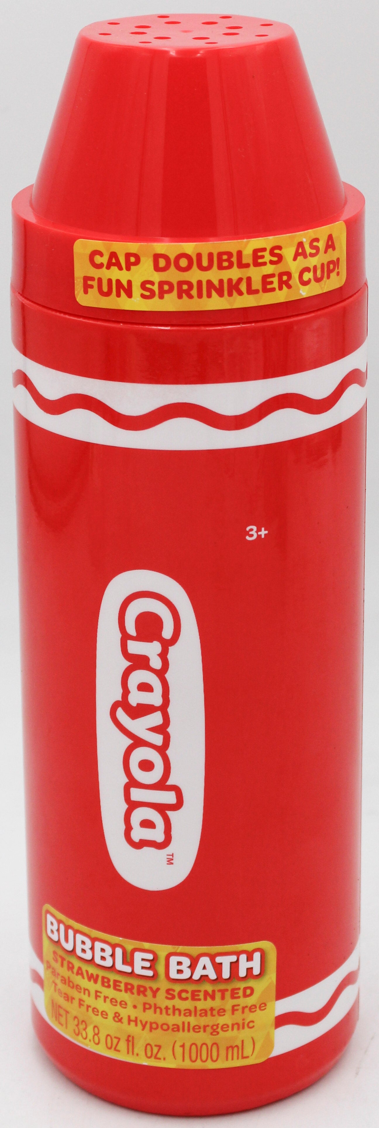 CRAYOLA RINSE AND POUR BUBBLE BATH 33.8oz - RED NI