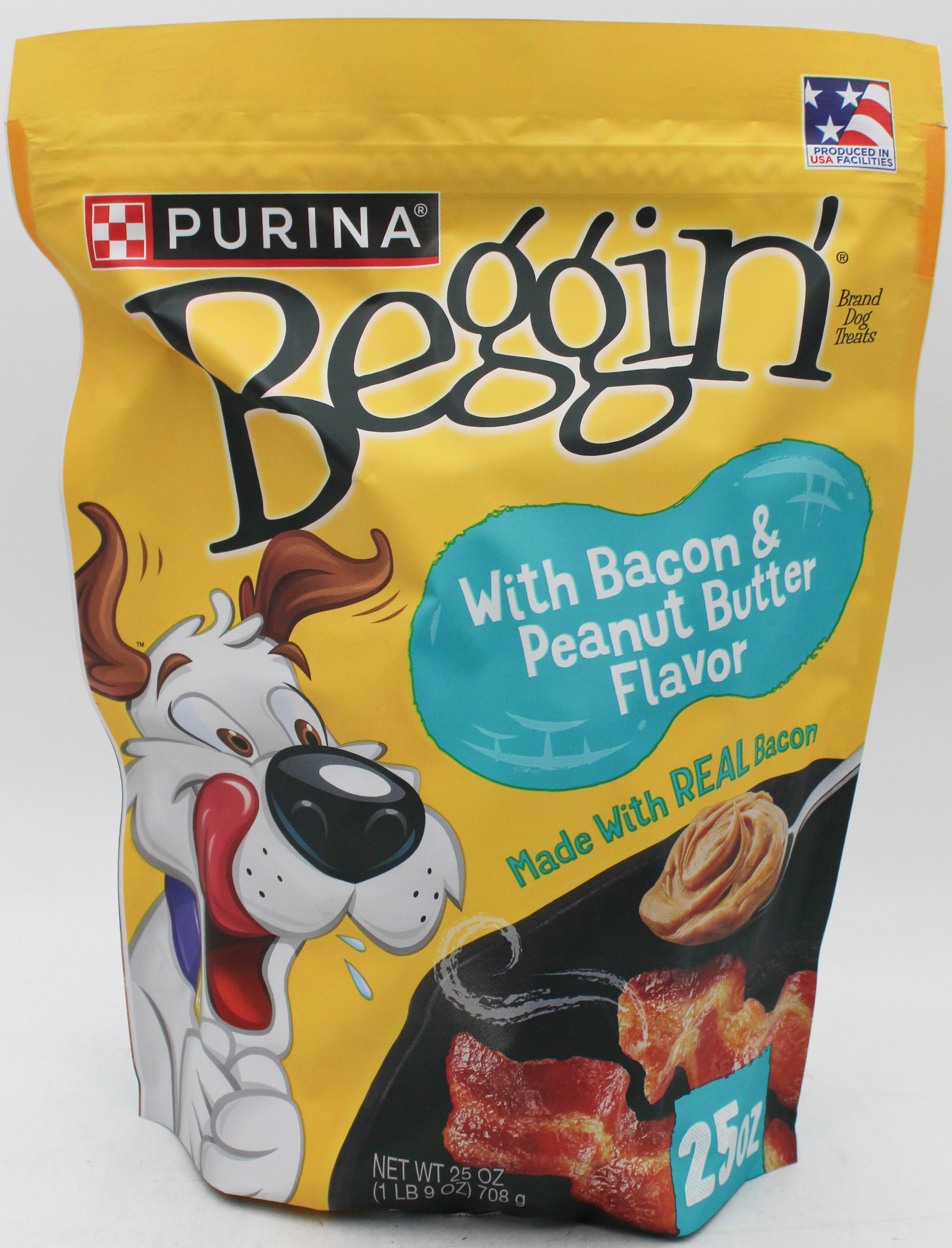 PURINA BEGGIN' PEANUT BUTTER BACON 25oz. EXP 5.31.26 NI