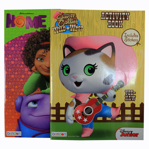 SP CLR/ACTVTY BOOK W/STCKRS($2.99)ASST