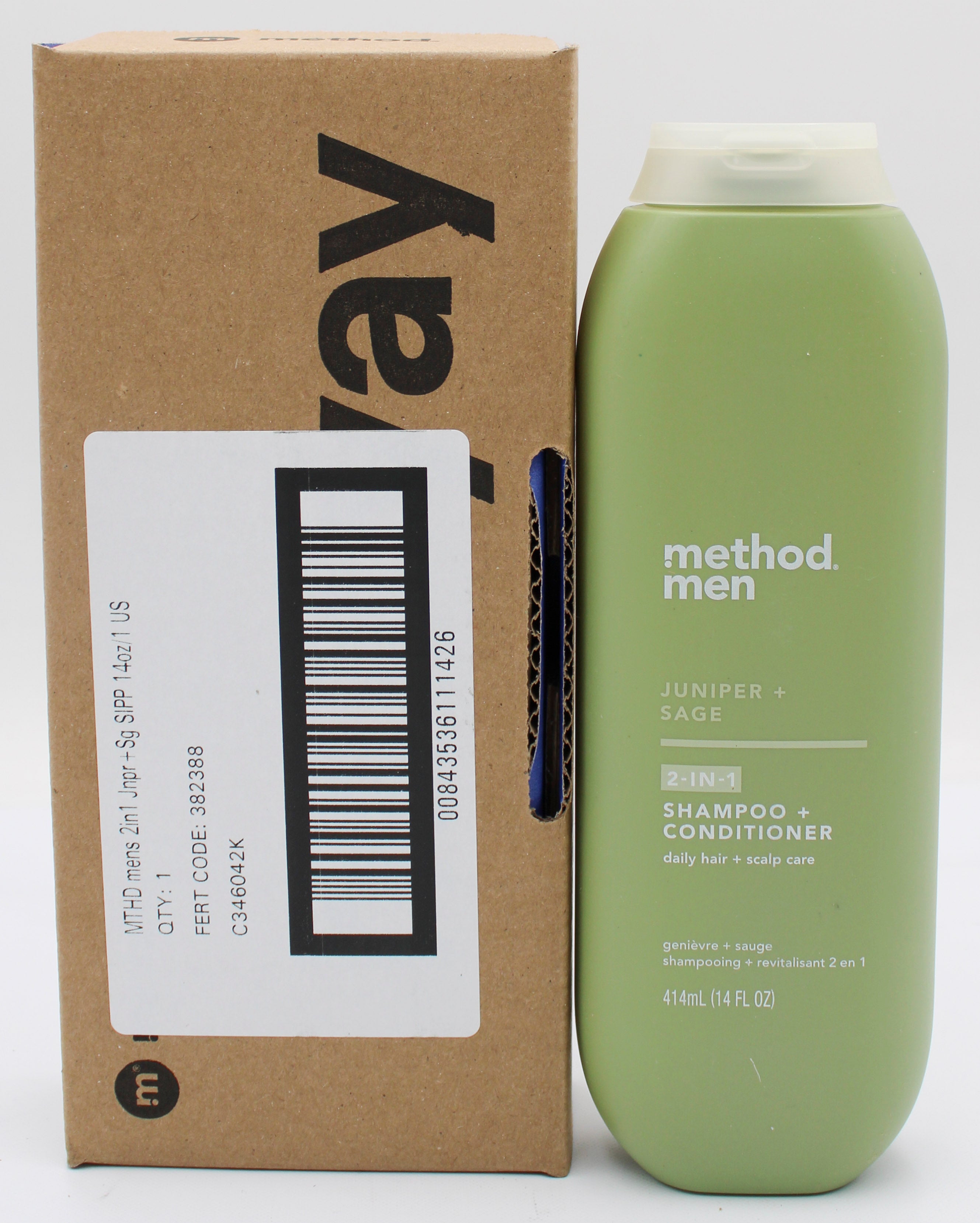 METHOD MENS 2IN1 SHAMPOO/CONDITIONER JUNIPER + SAGE 14oz US