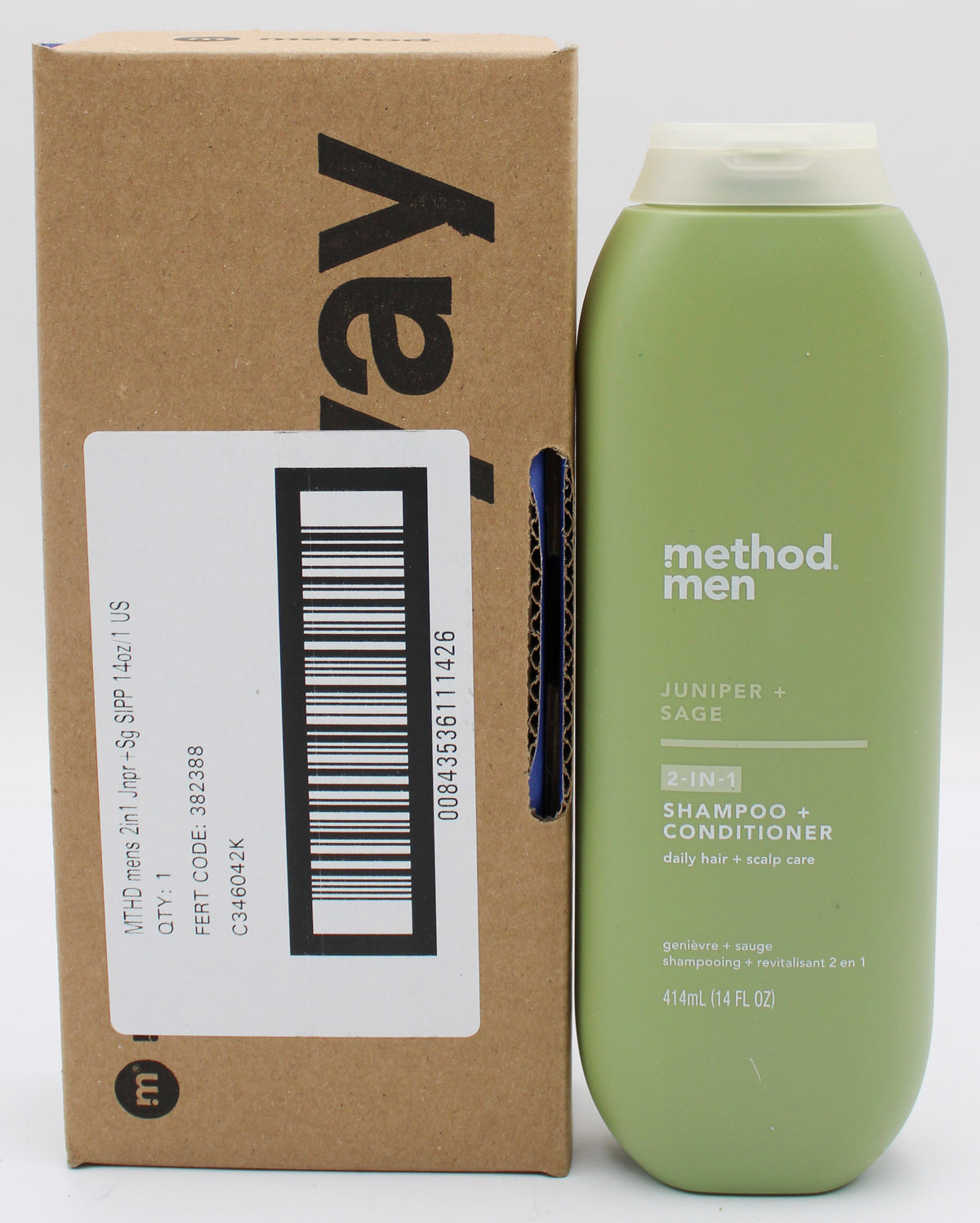 METHOD MENS 2IN1 SHAMPOO/CONDITIONER JUNIPER + SAGE 14oz US