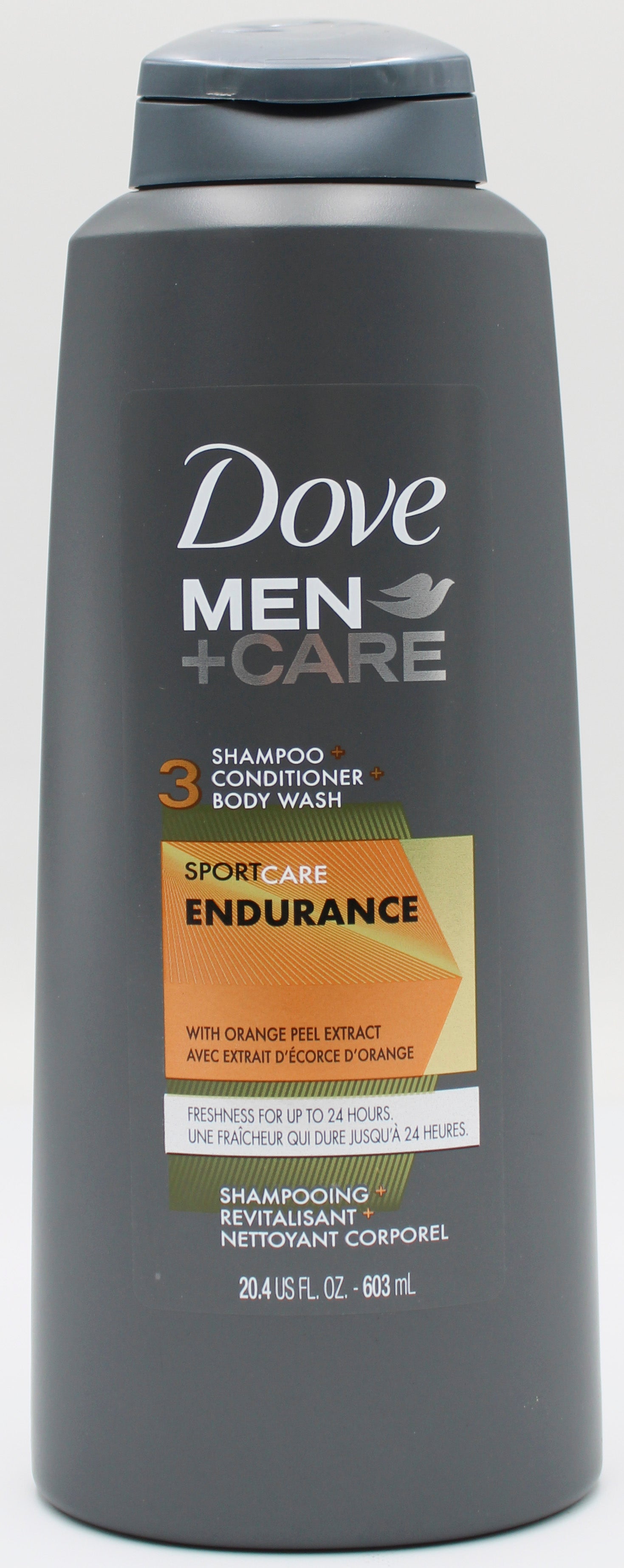 DOVE MEN + CARE 3 IN 1 SHAMPOO ENDURANCE COMFORT 20.4oz