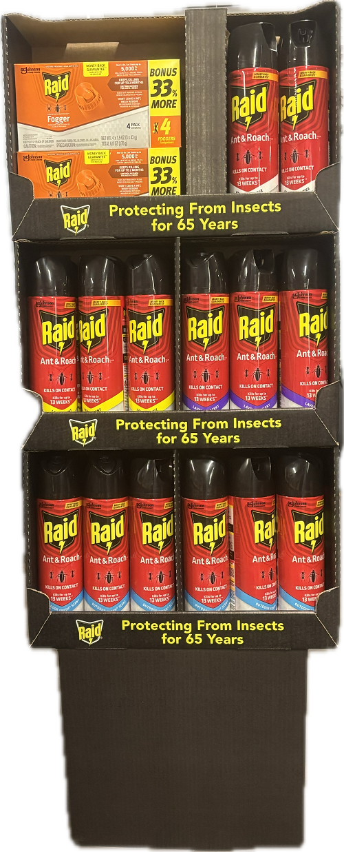 RAID ANT + ROACH AEROSOL MIXED PPK